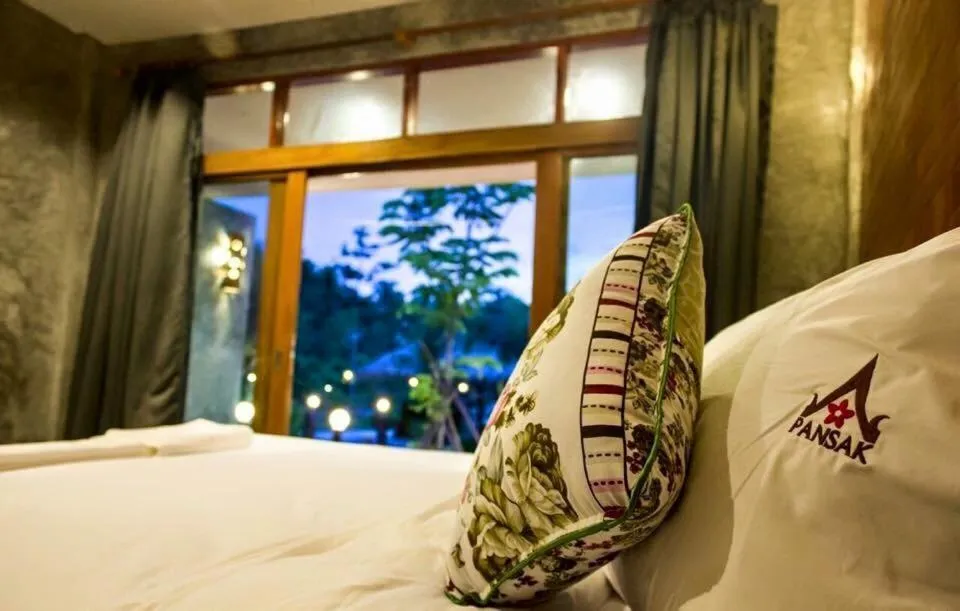 Bedroom, Bed in Ruean Thai Nai Bang by PANSAK Resort