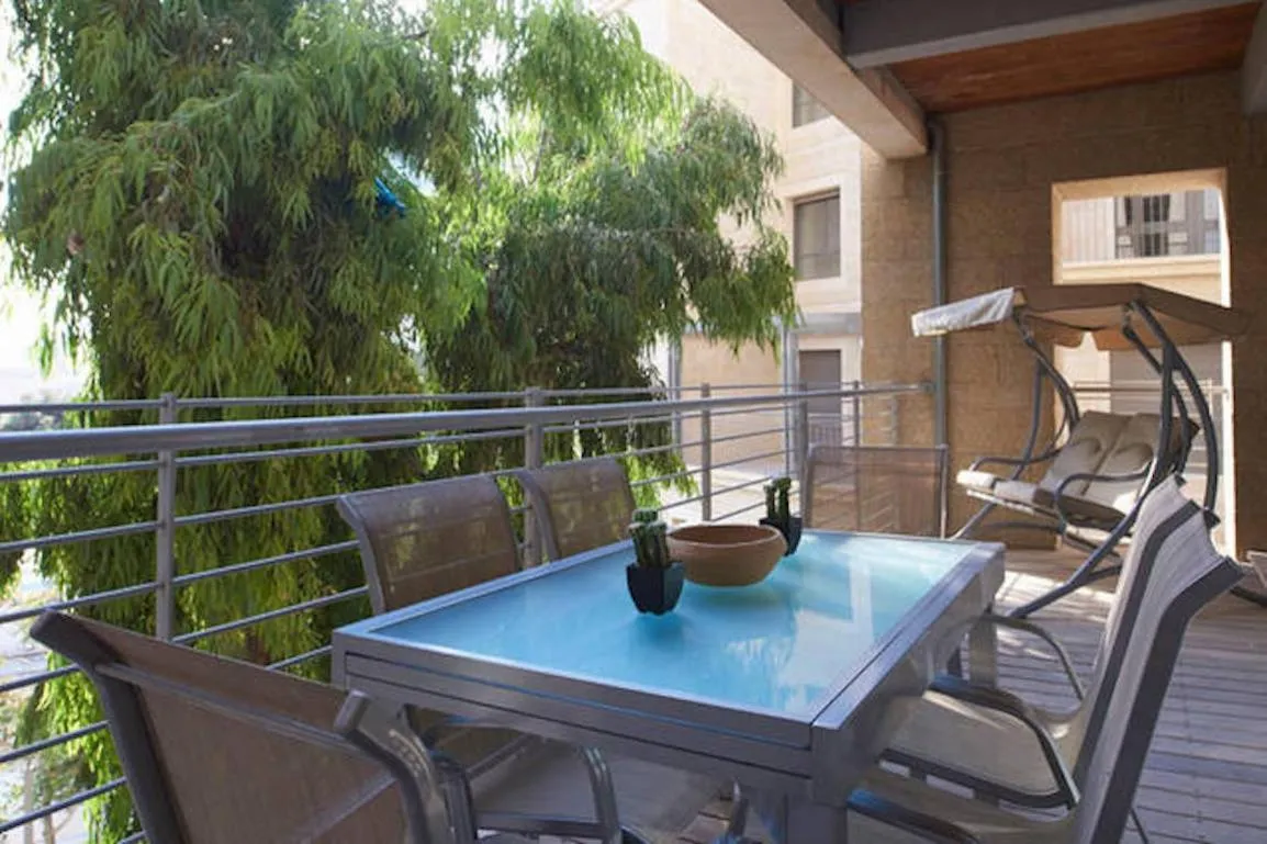 Patio in Chic & Quiet Apartments in City Center by FeelHome