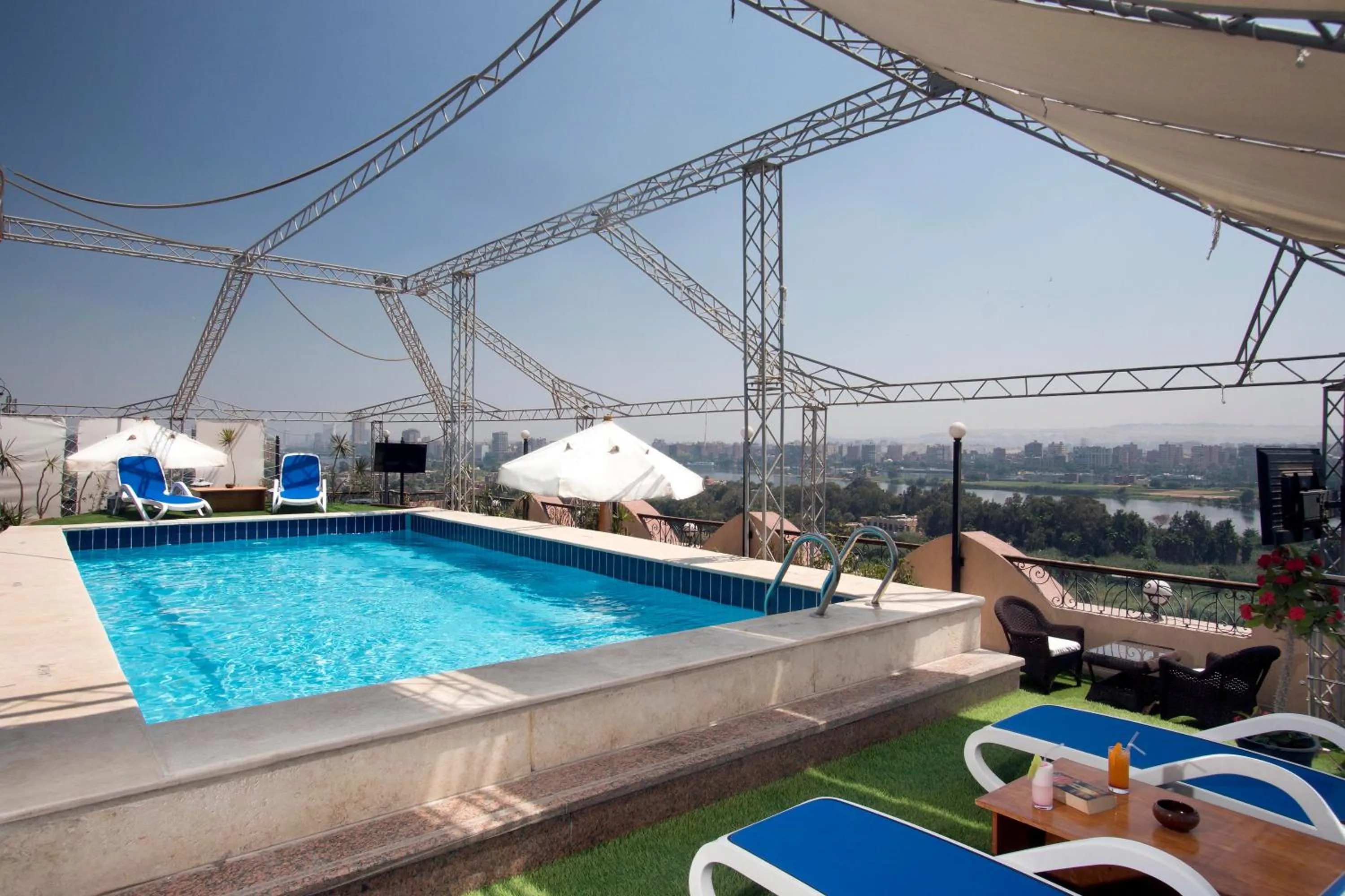 Pool view in Swiss Inn Nile Hotel