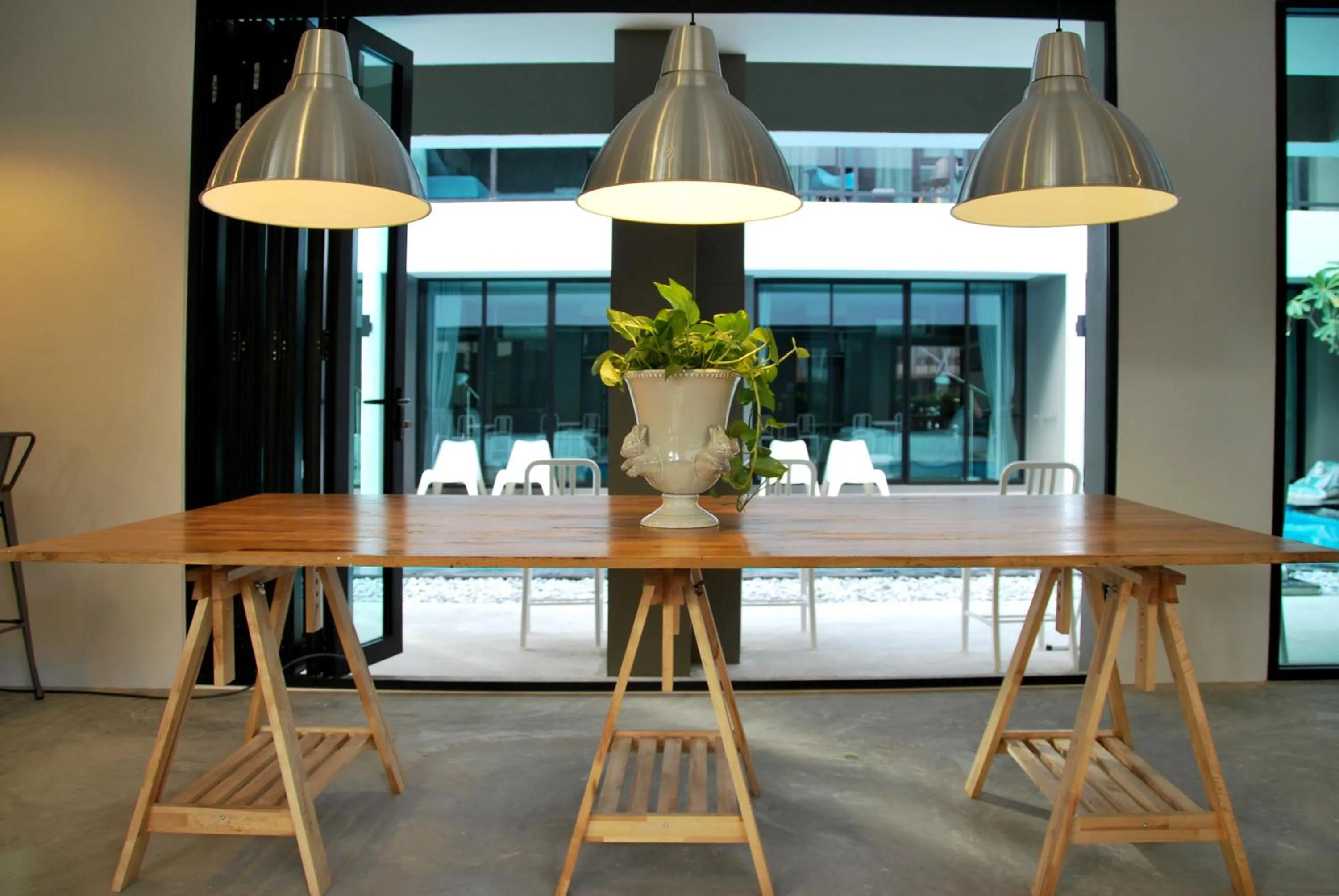 Dining area in Bluemoon