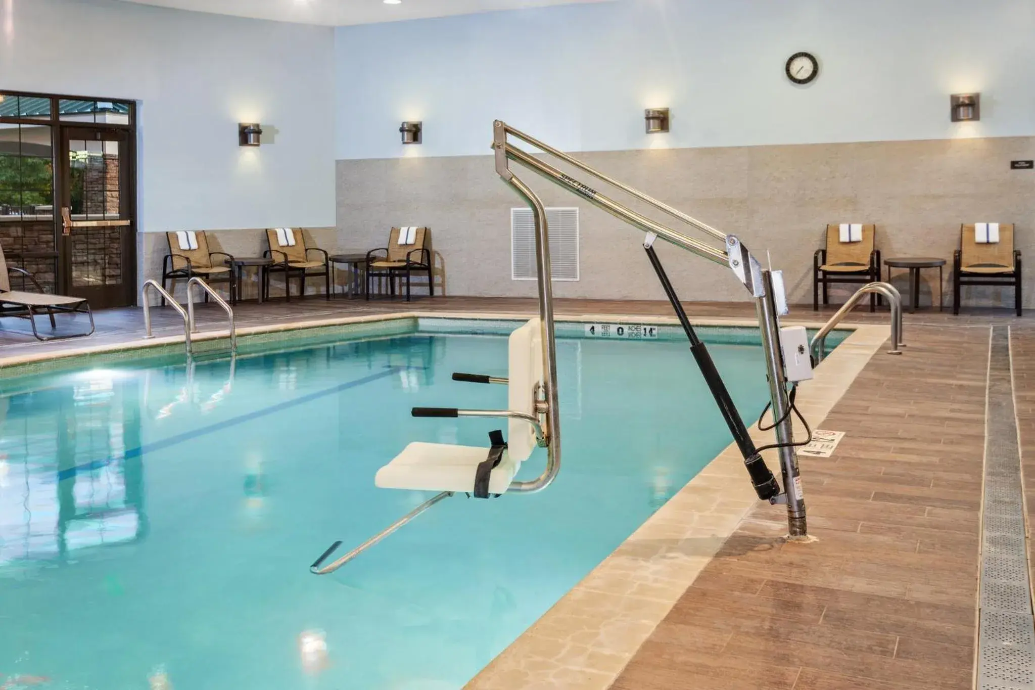 Swimming pool in Staybridge Suites Albany Wolf Rd-Colonie Center by IHG Swimming pool in Staybridge Suites Albany Wolf Rd-Colonie Center by IHG