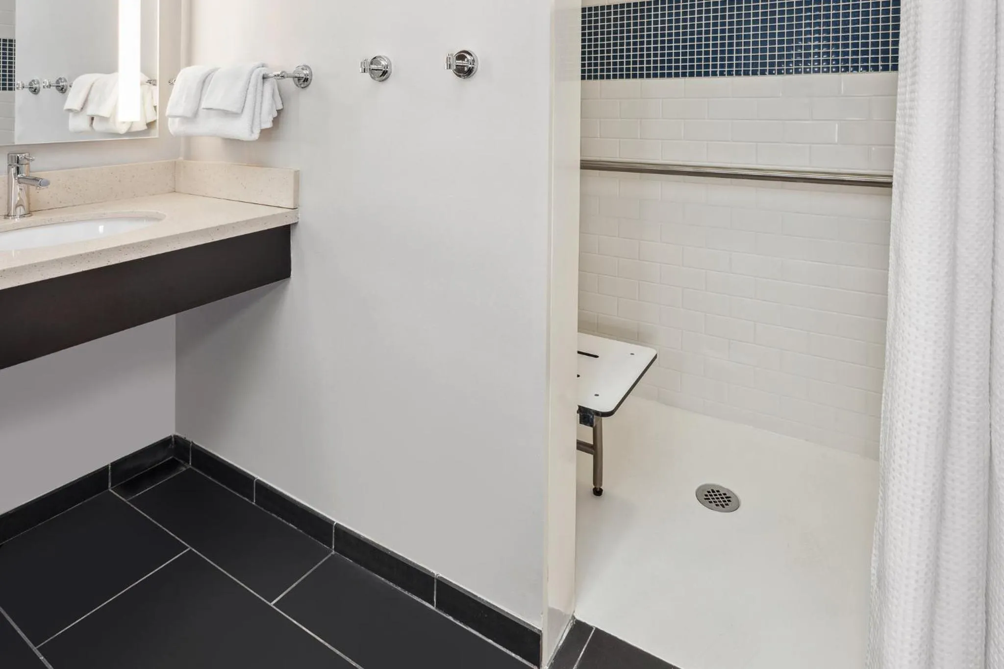 Bathroom in Staybridge Suites Albany Wolf Rd-Colonie Center by IHG