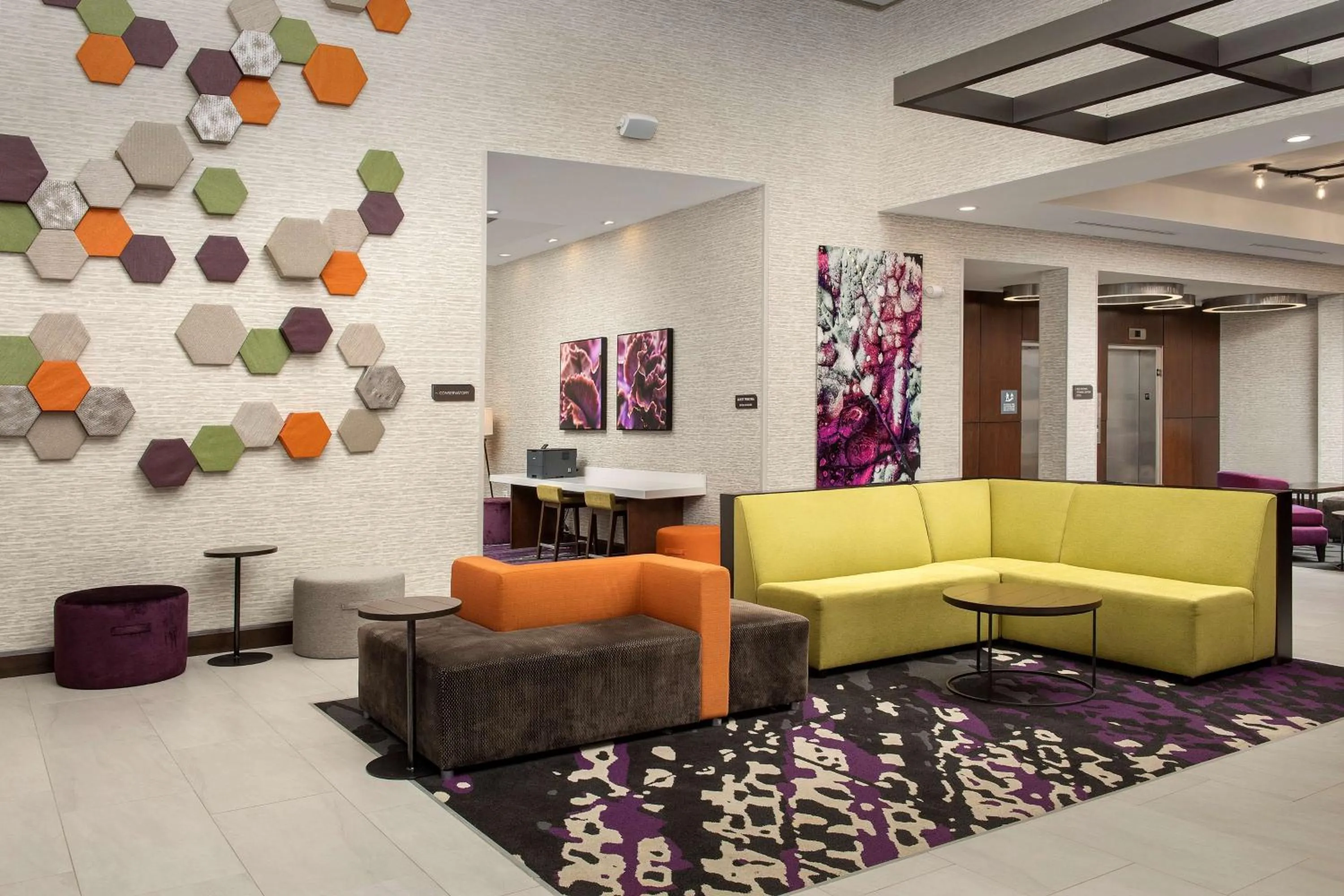 Lobby or reception in Hilton Garden Inn Columbia Airport, SC