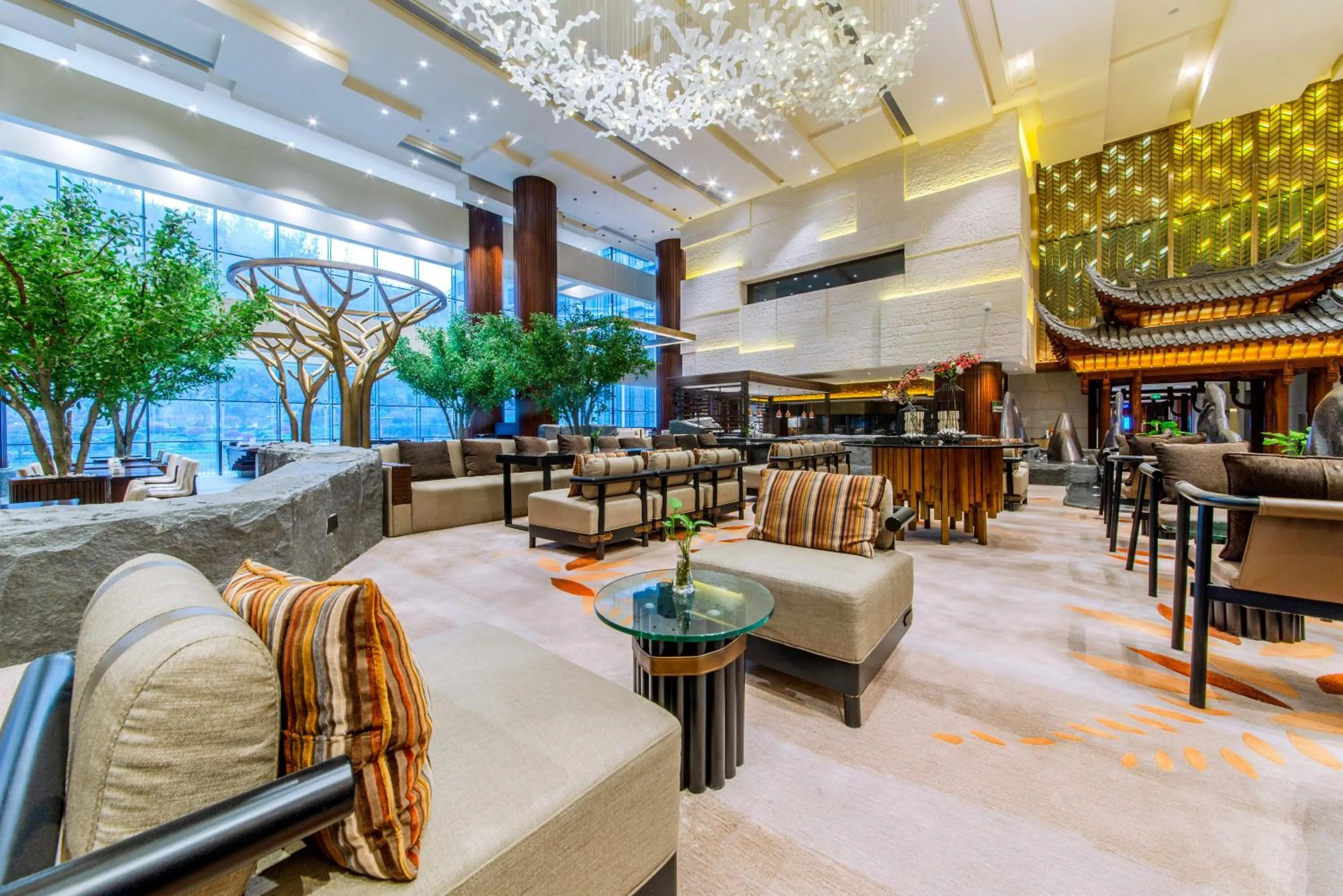 Restaurant/places to eat in Howard Johnson Neodalle Resort Zhangjiajie