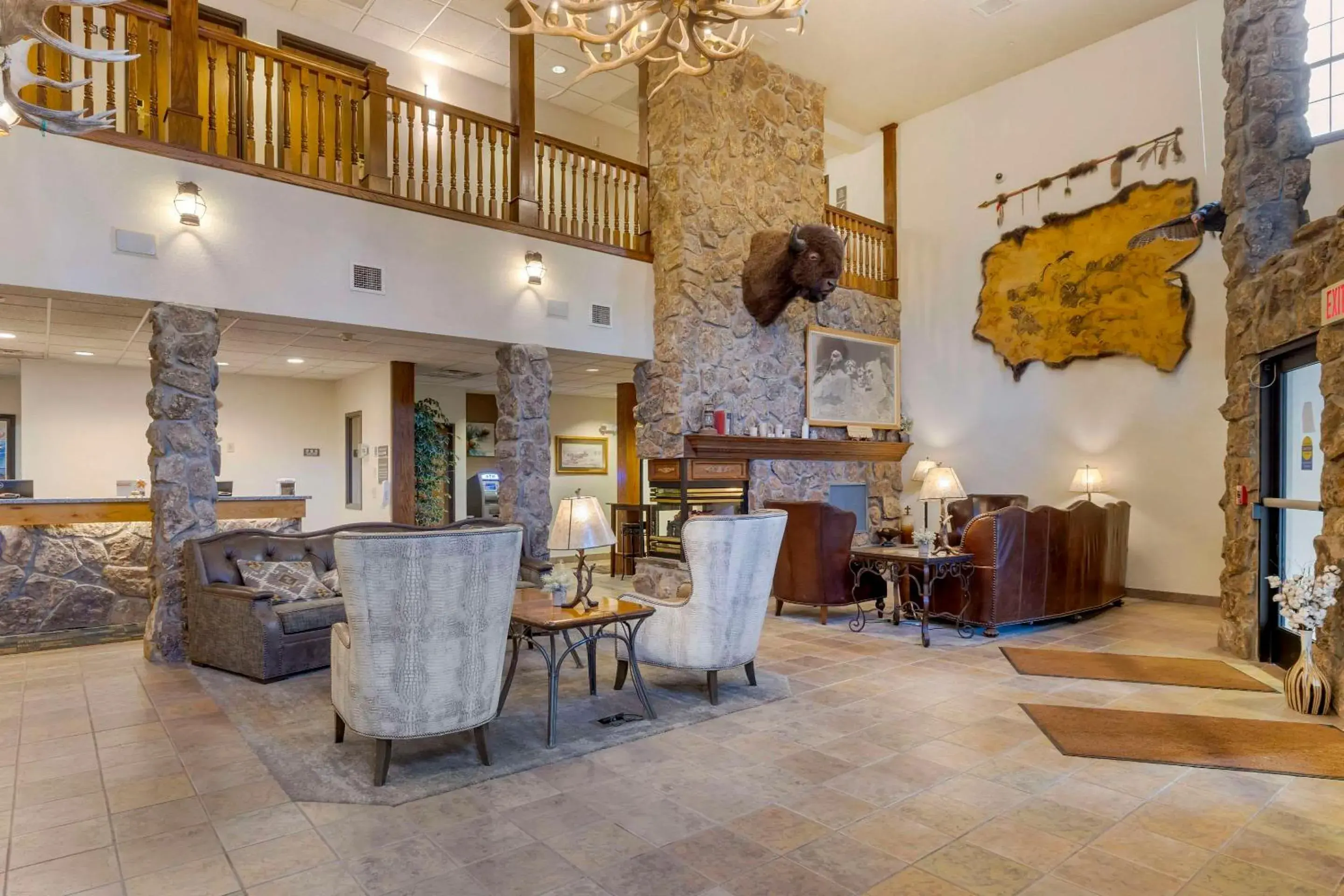 Lobby or reception in Comfort Inn & Suites Mt Rushmore Lobby or reception in Comfort Inn & Suites Mt Rushmore