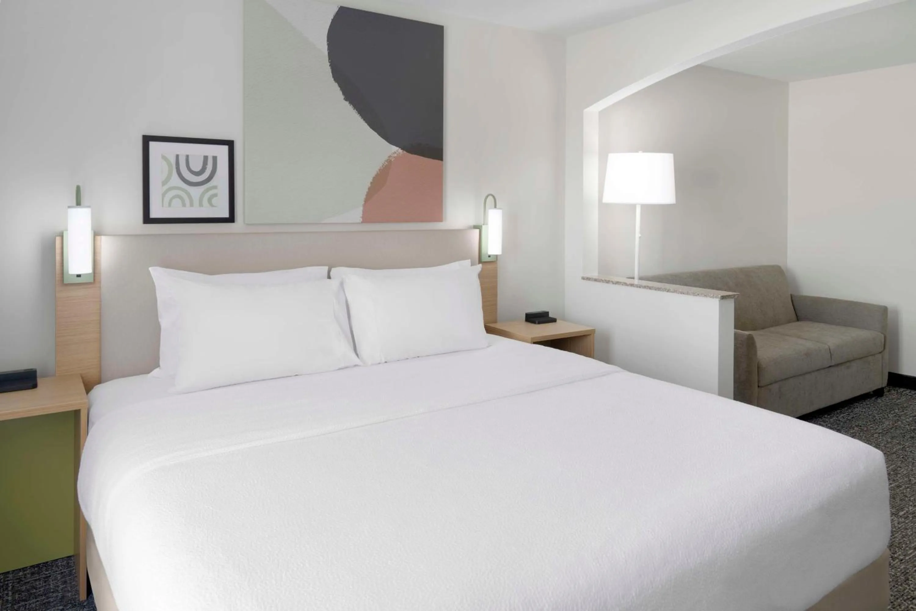 Living room, Bed in Spark By Hilton Lansing