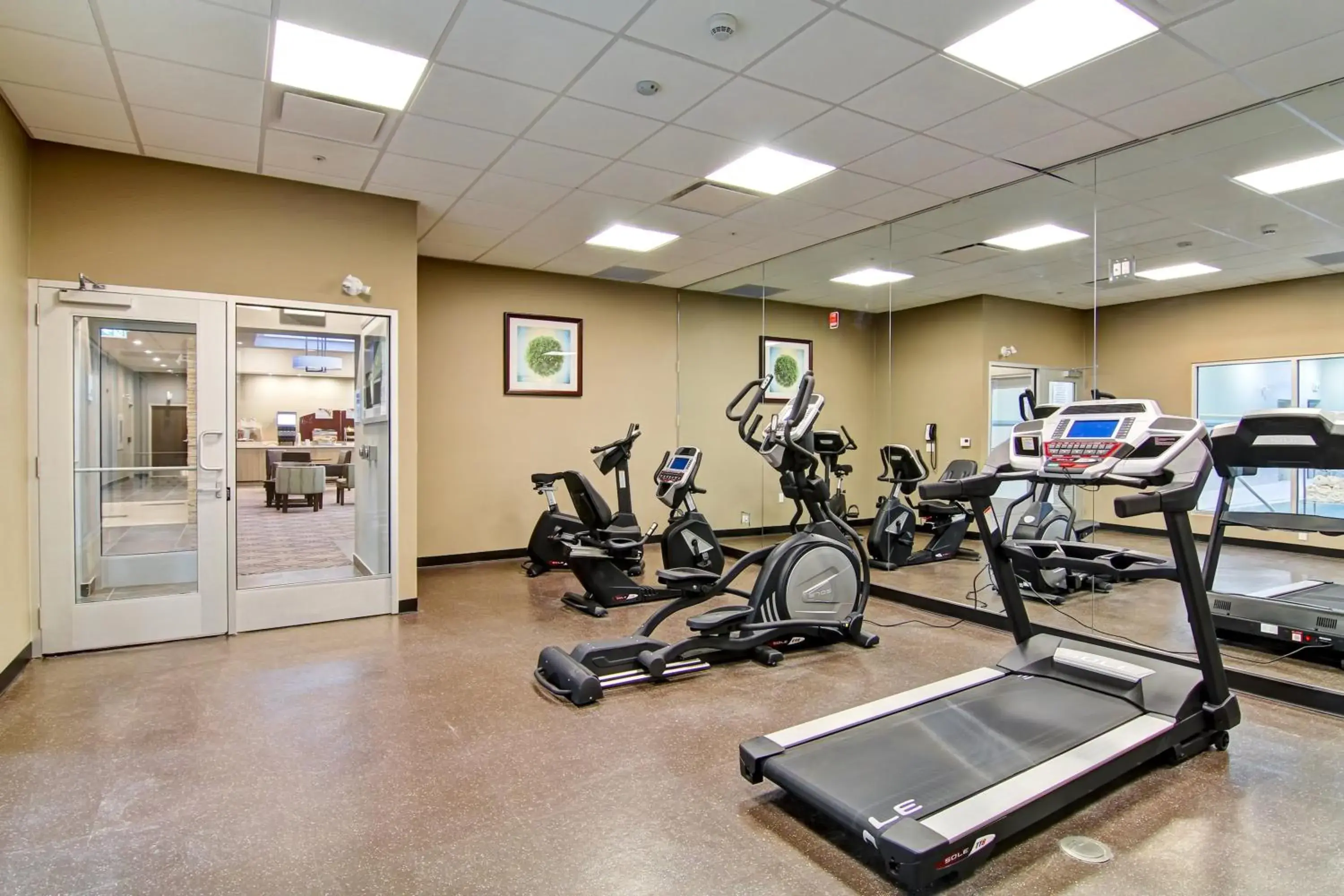 Fitness centre/facilities in Holiday Inn Express & Suites Oshawa Downtown - Toronto Area by IHG Fitness centre/facilities in Holiday Inn Express & Suites Oshawa Downtown - Toronto Area by IHG