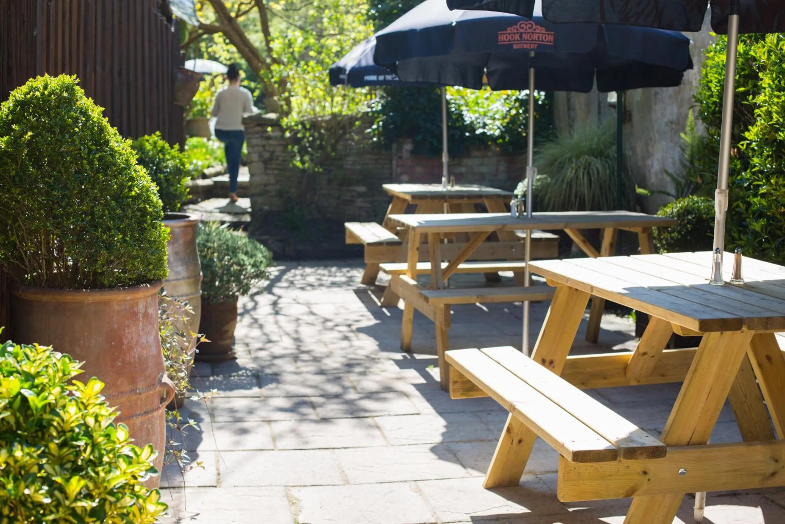 Garden in The Angel at Burford