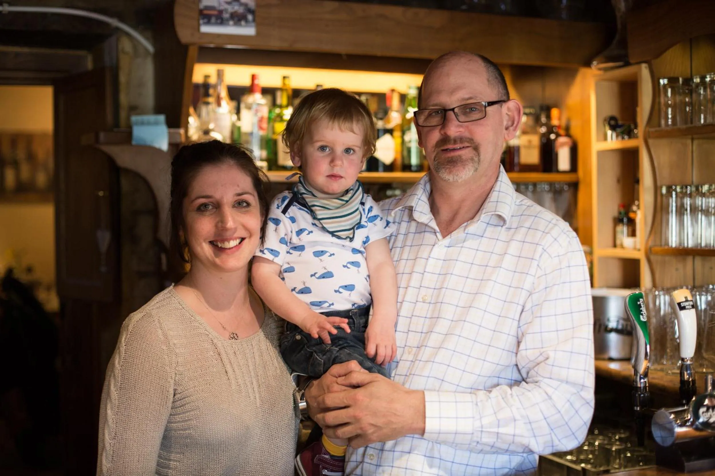Family in The Angel at Burford