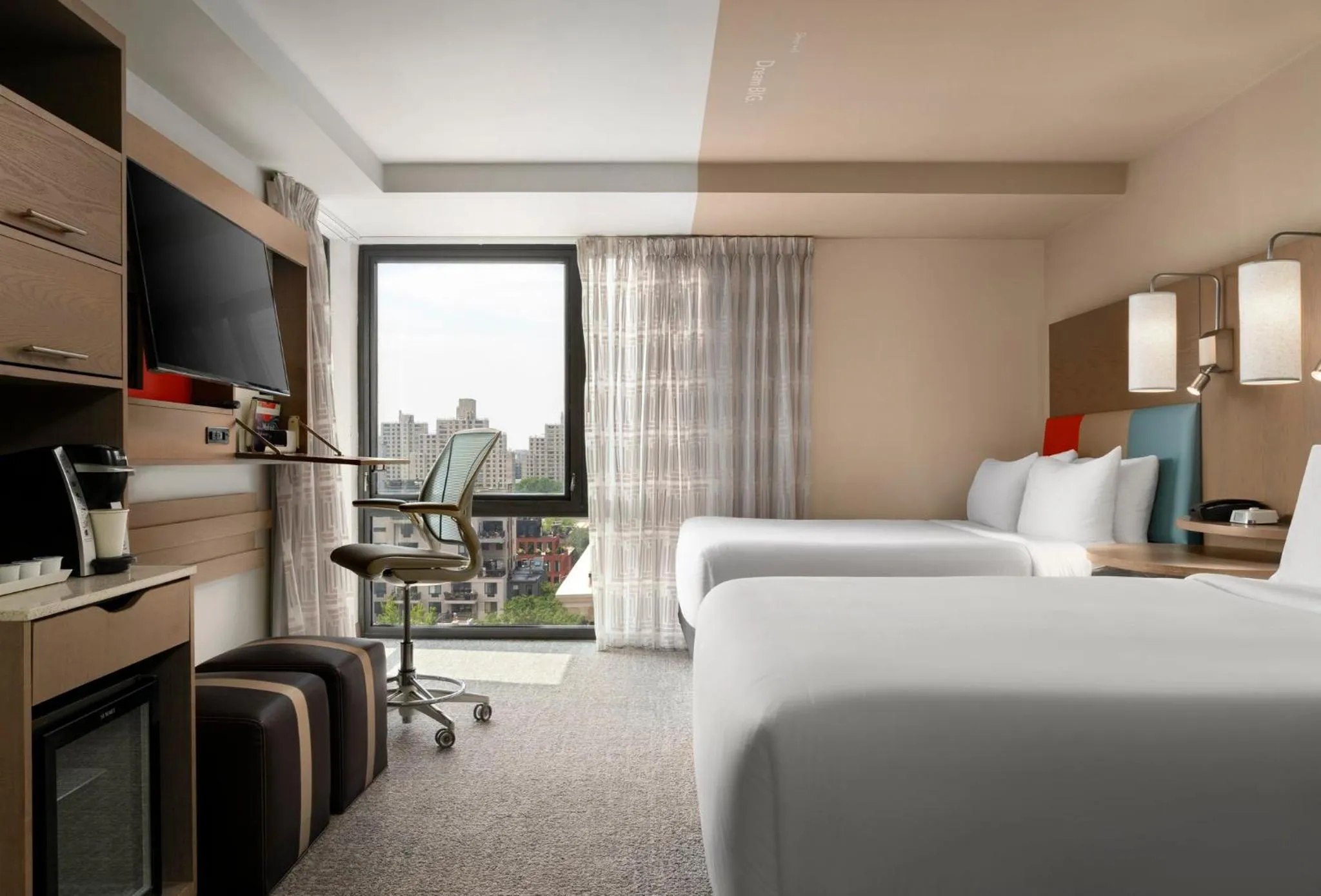Photo of the whole room, Bed in EVEN Hotel Brooklyn by IHG