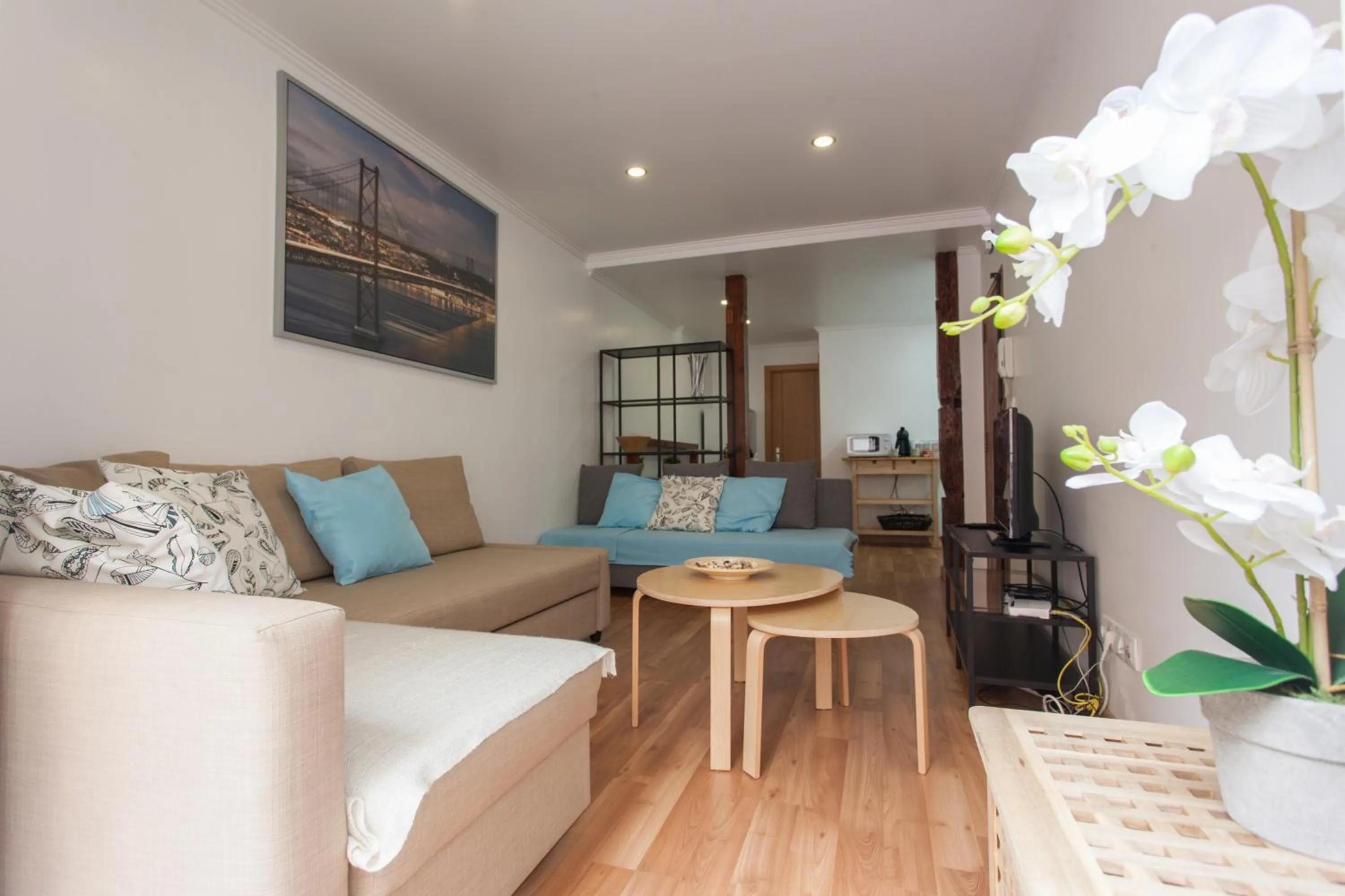 Living room in Apartments Center Bairro Alto