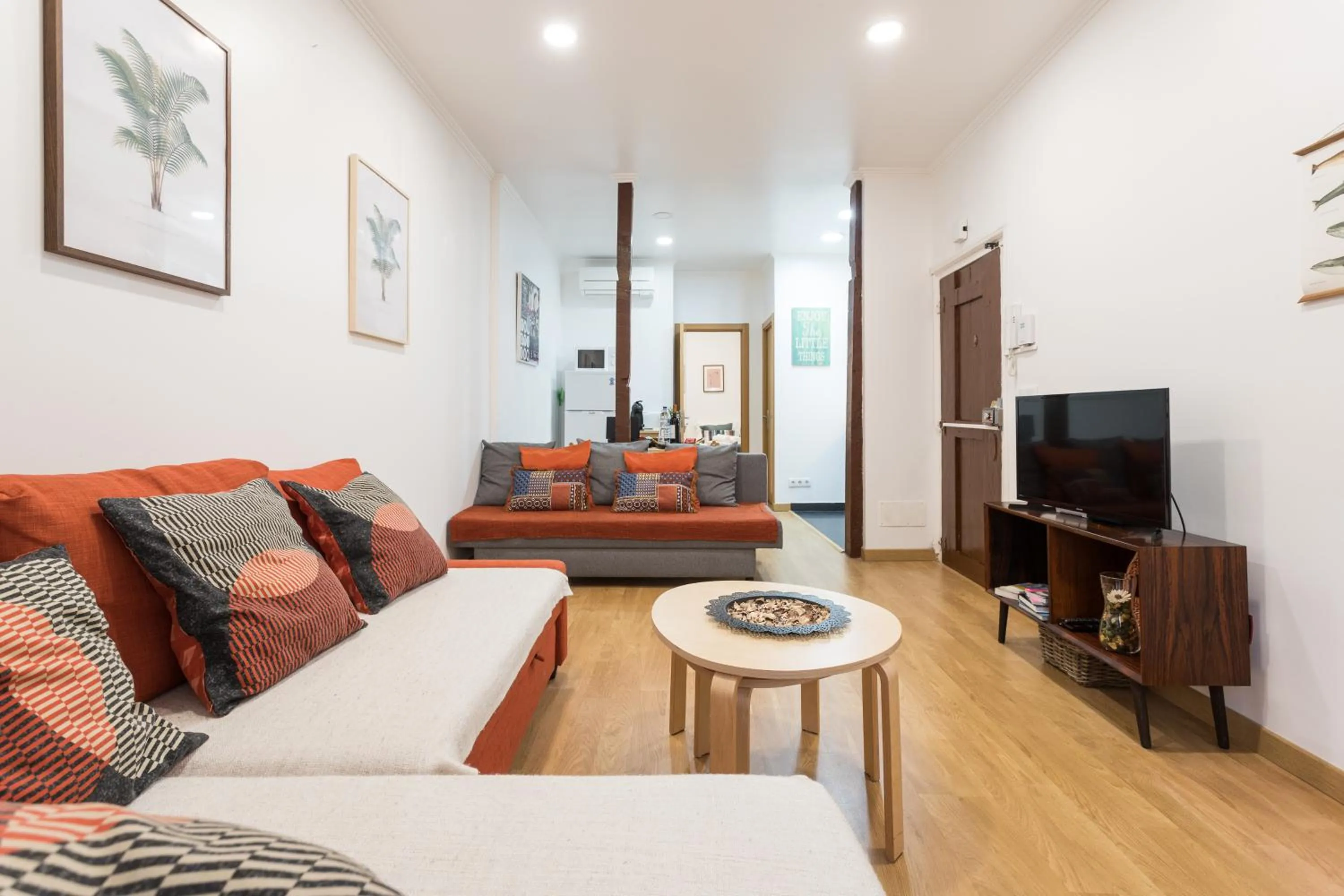 Living room in Apartments Center Bairro Alto