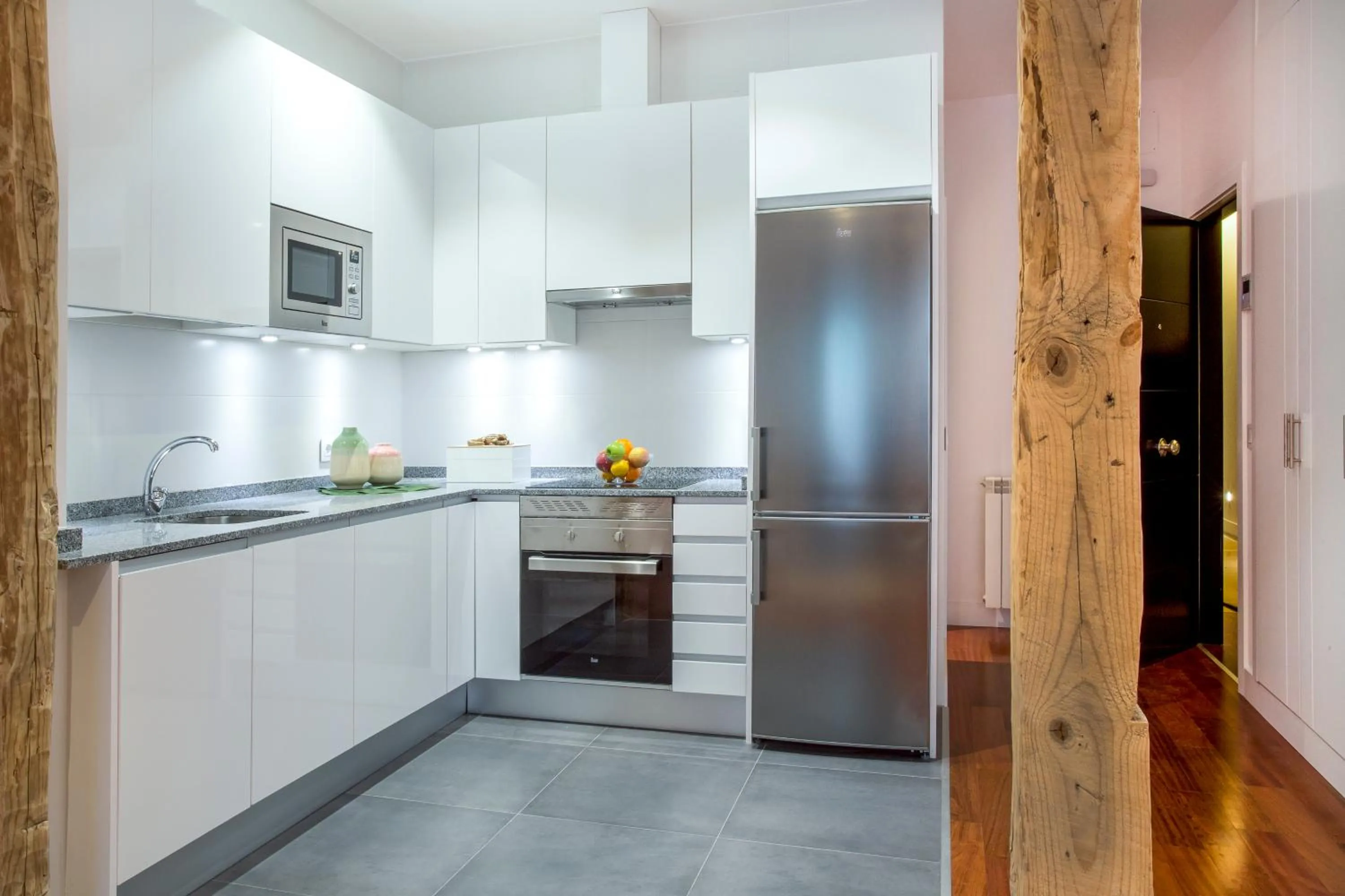 Kitchen or kitchenette in Slow Suites Augusto