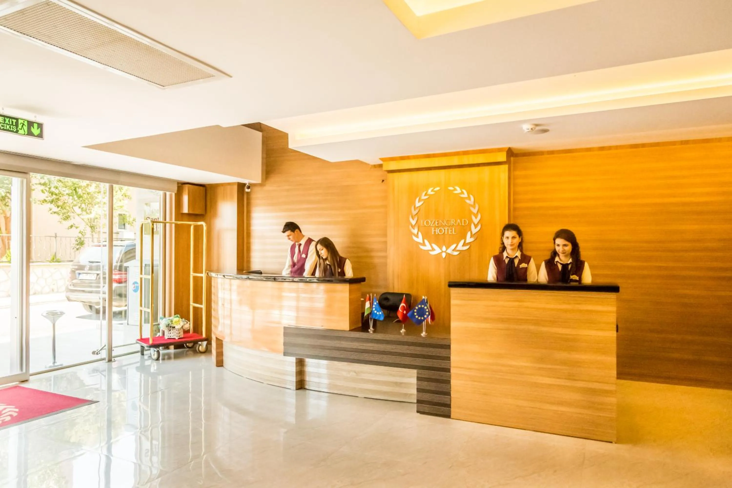 Lobby or reception in Lozengrad Hotel