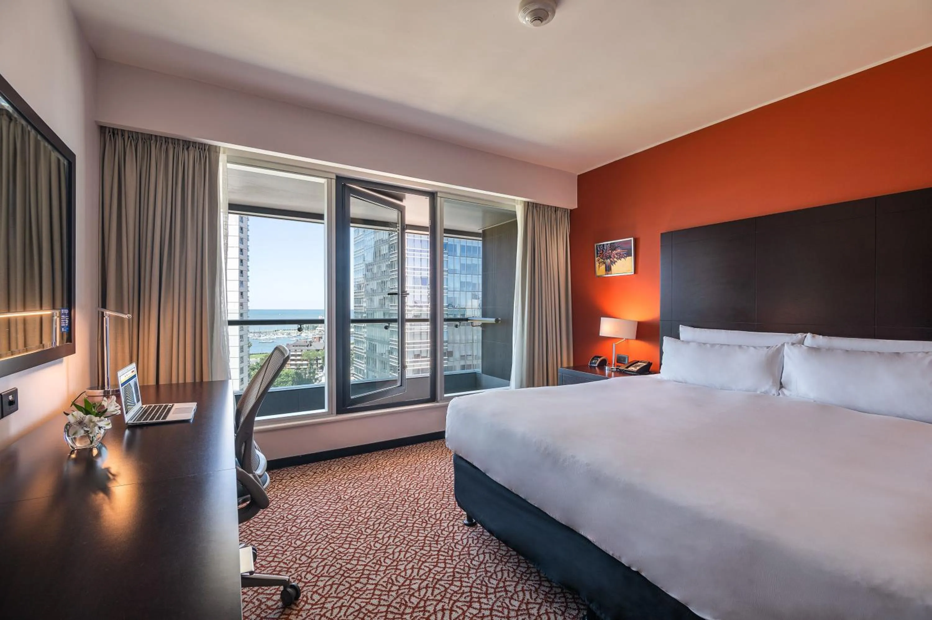 Bed in Hilton Garden Inn Montevideo