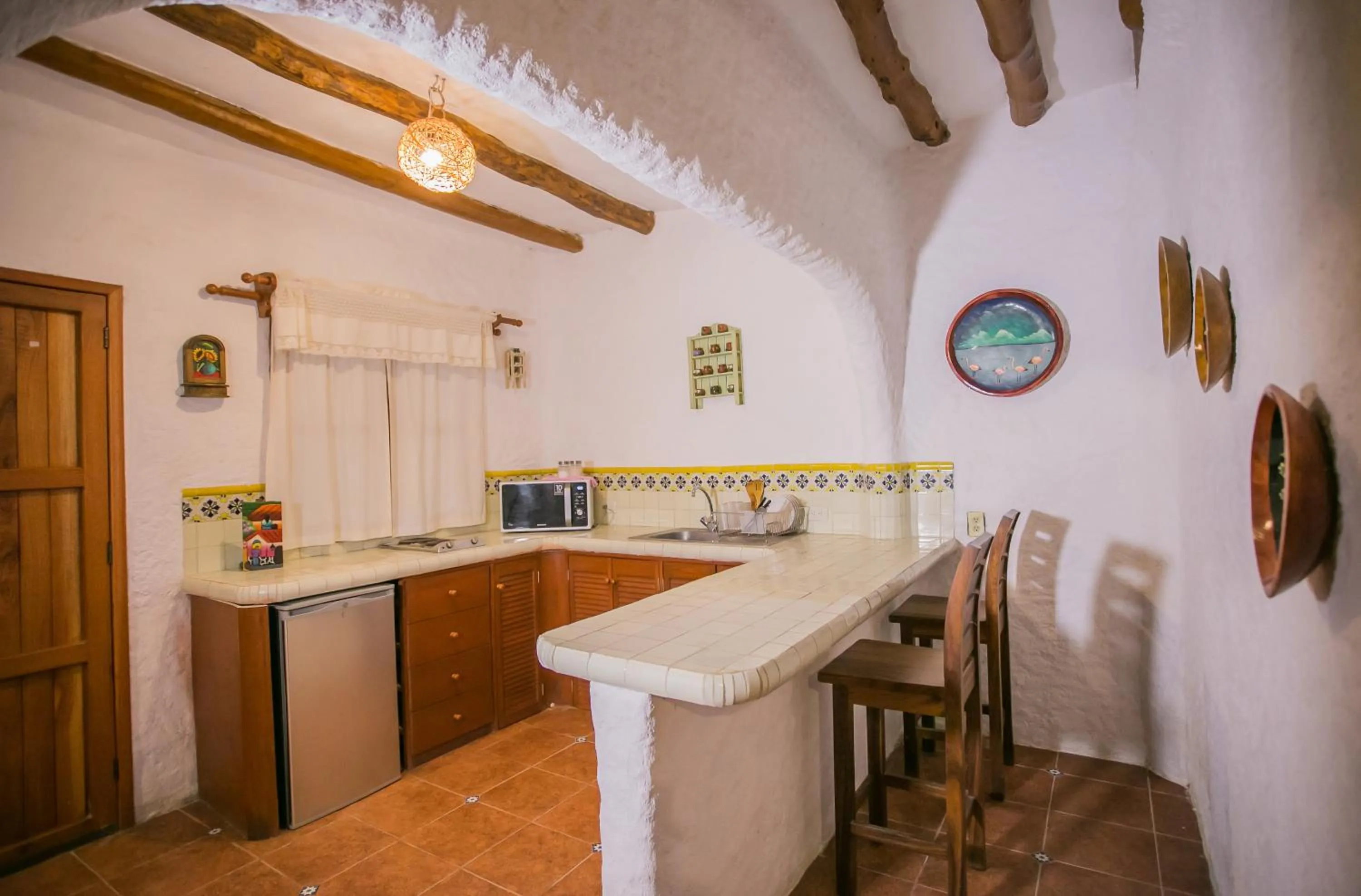 Kitchen or kitchenette in Villas Margaritas Holbox