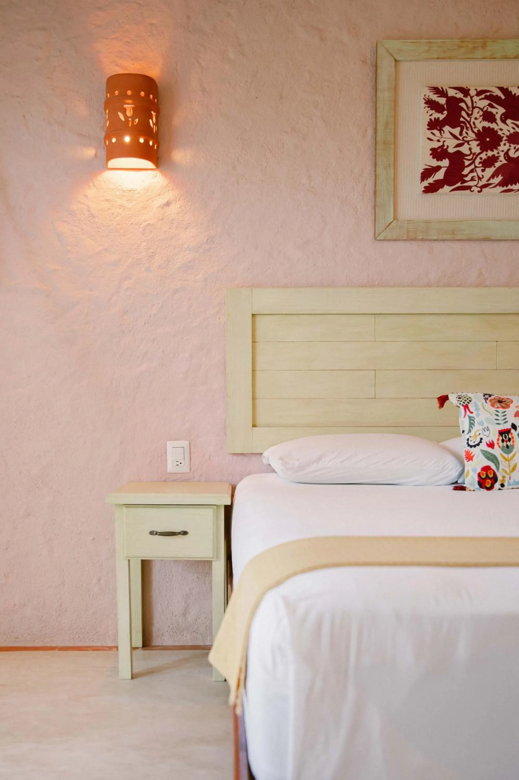 Bed in Villas Margaritas Holbox
