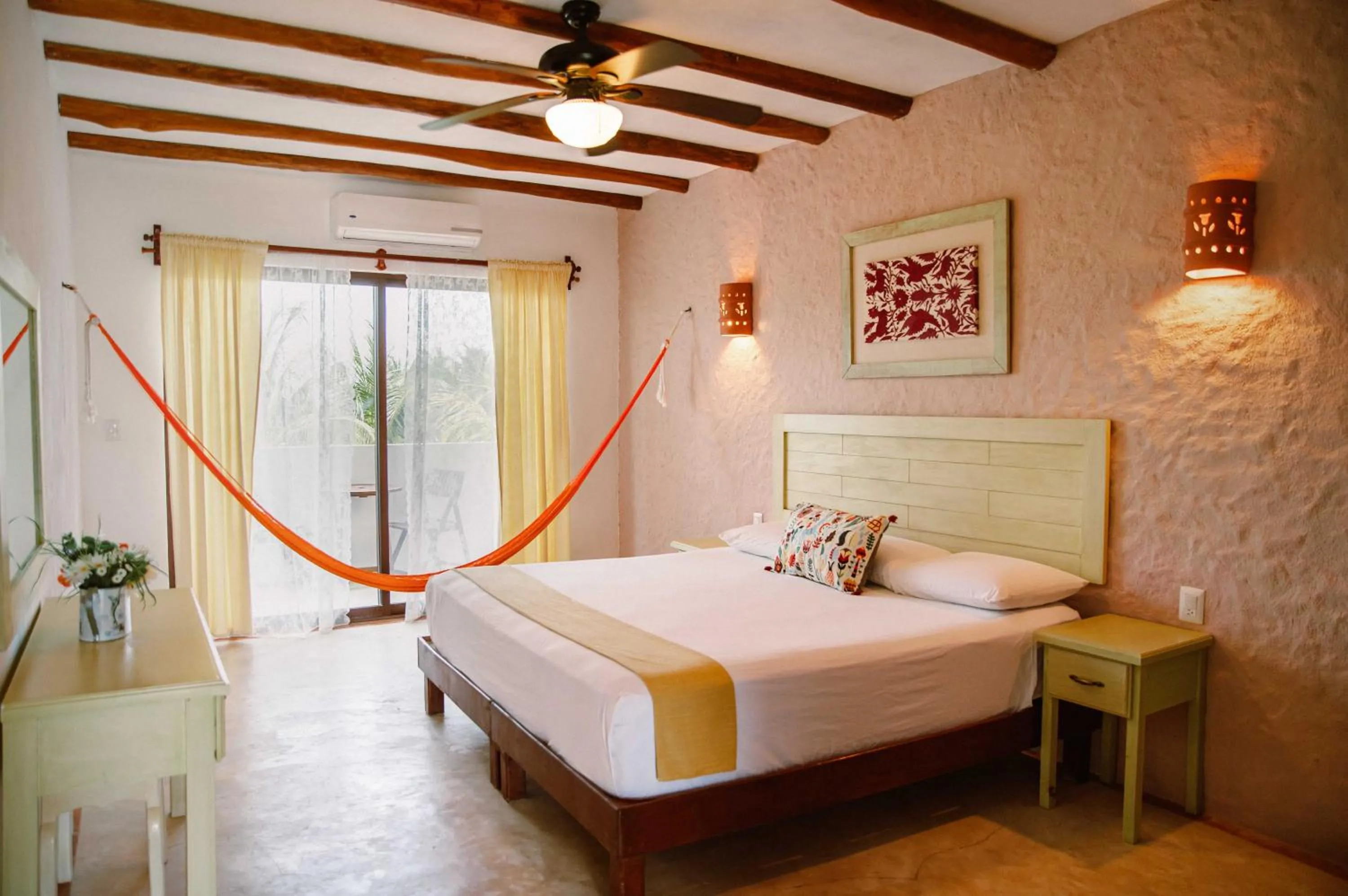 Bedroom, Bed in Villas Margaritas Holbox