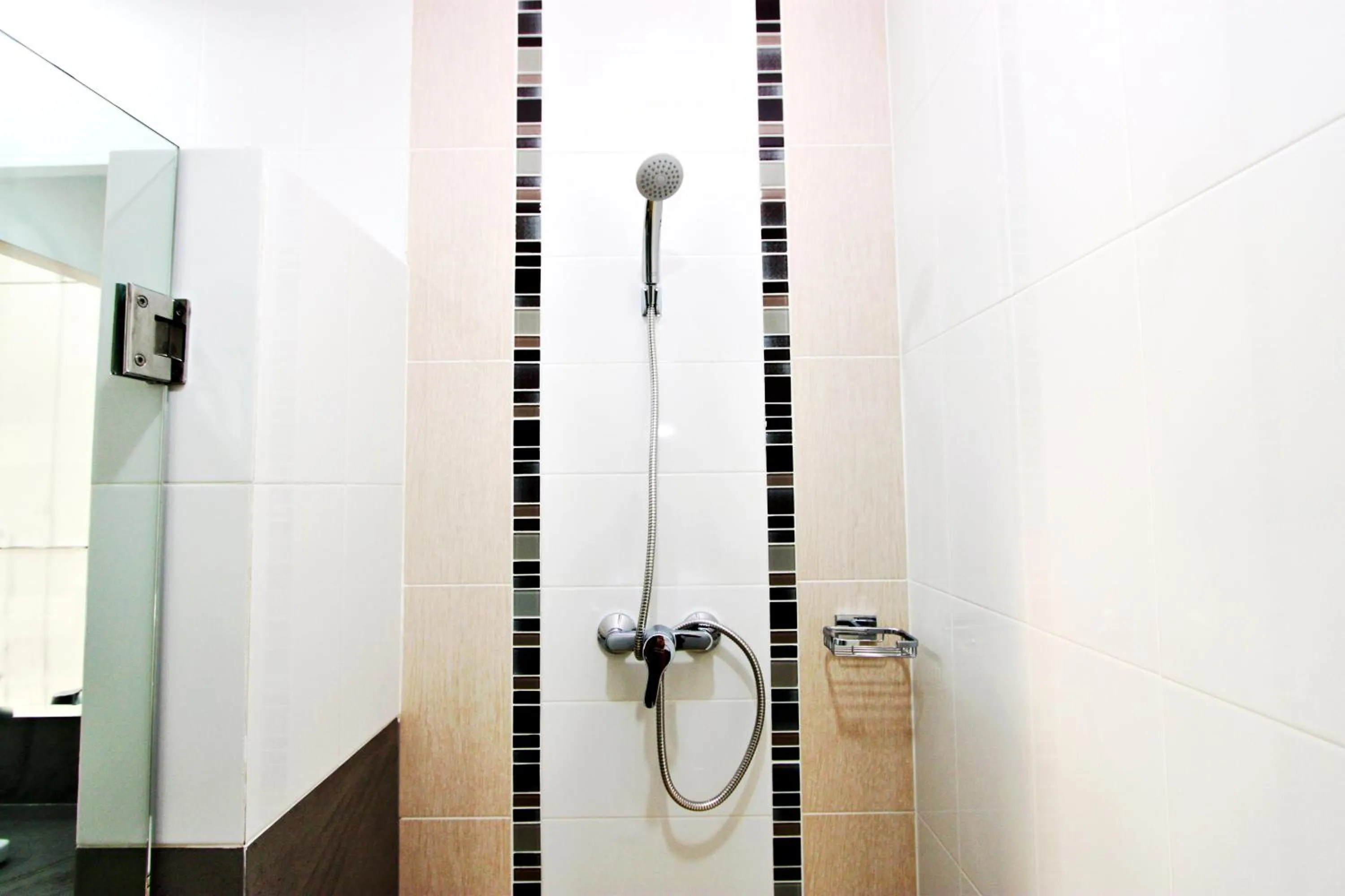 Shower in V-twin Condo Donjan