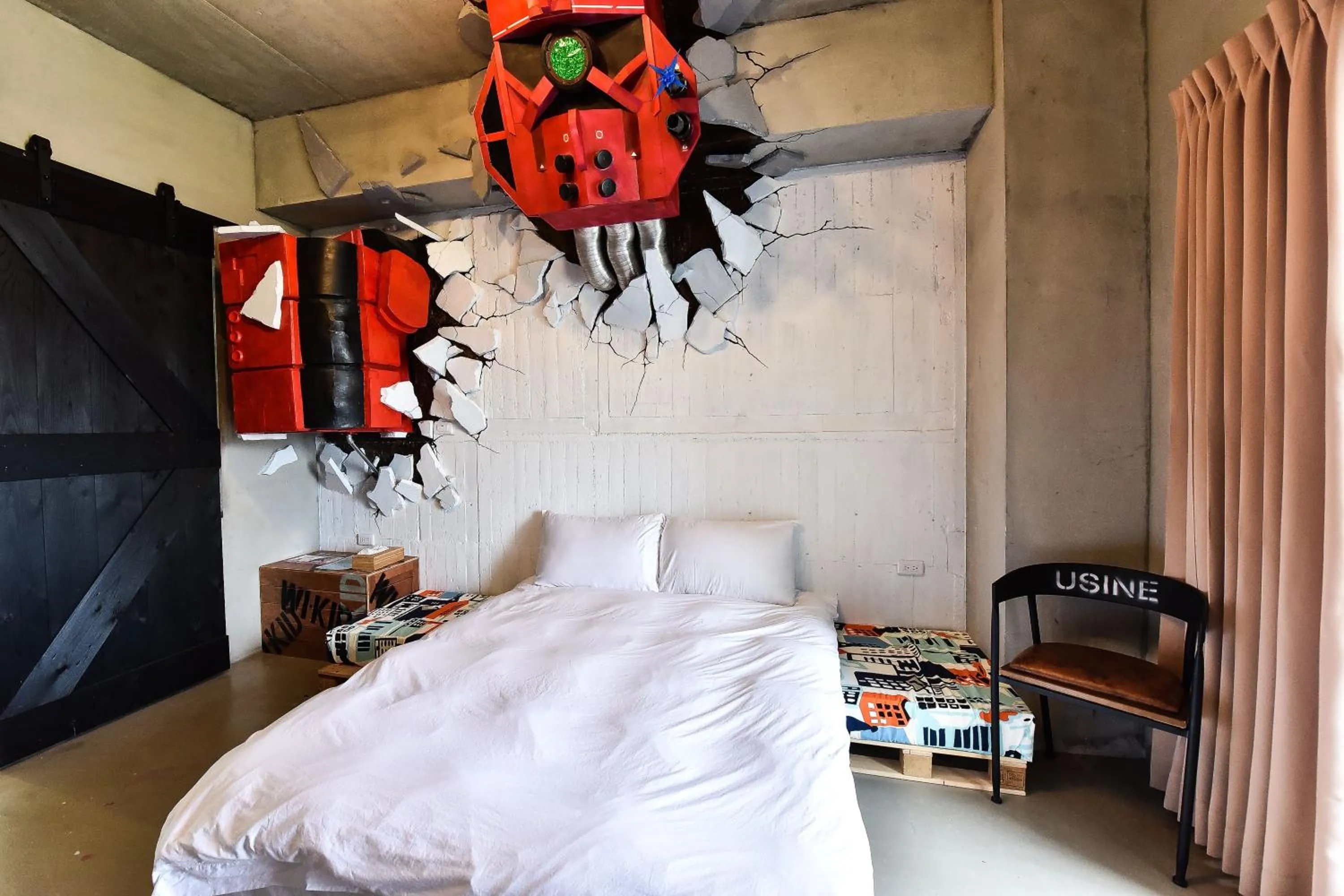 Bed in Anping Wikid Design Hotel