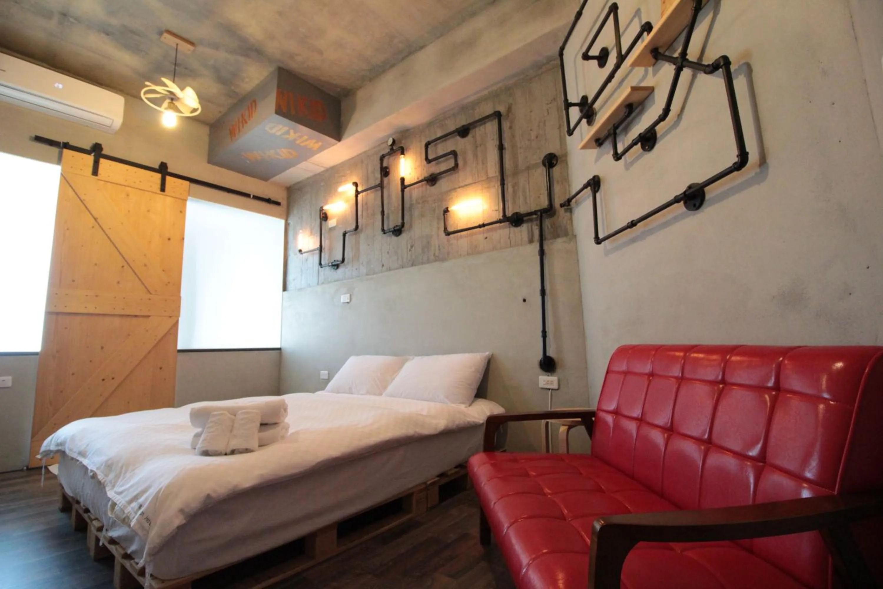 Bed in Anping Wikid Design Hotel