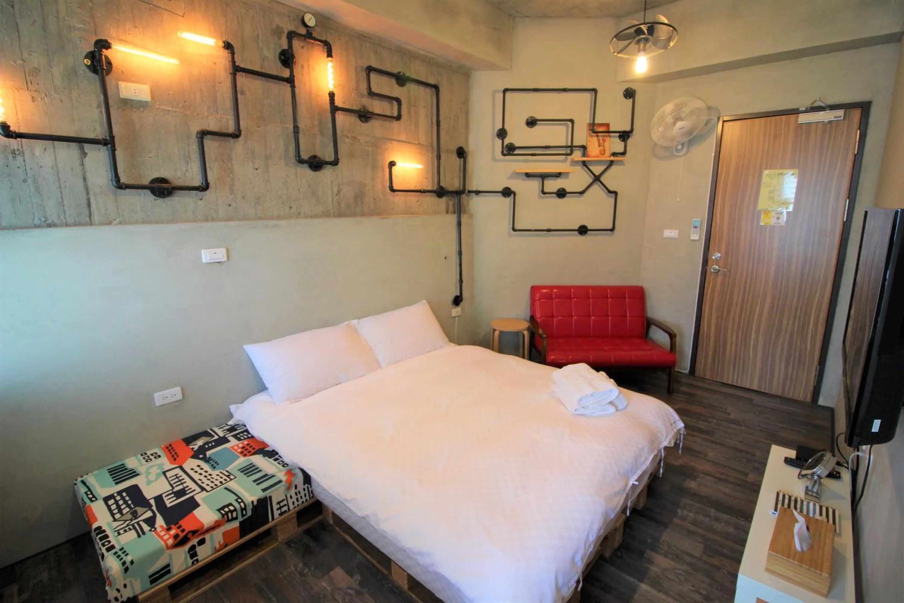 Bedroom, Bed in Anping Wikid Design Hotel