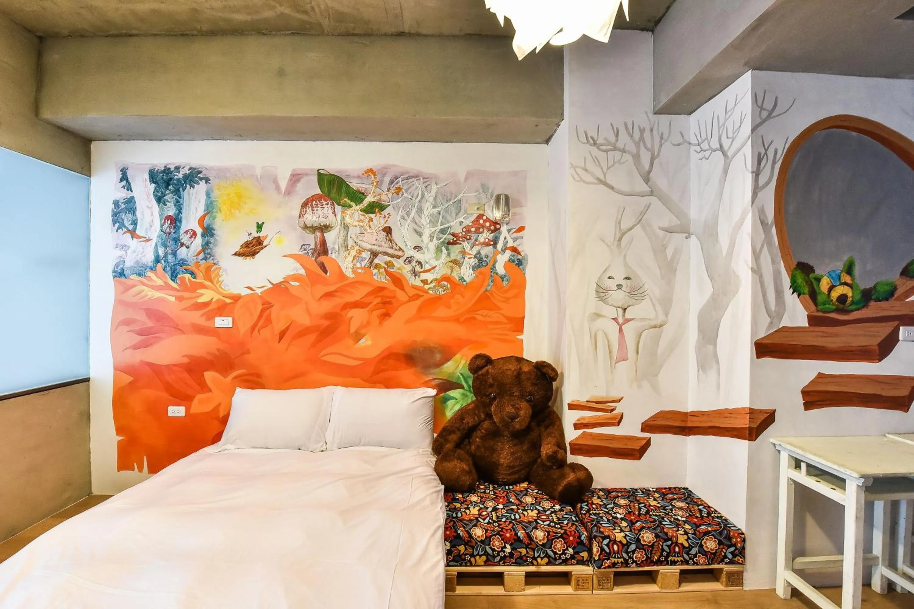 Photo of the whole room, Bed in Anping Wikid Design Hotel