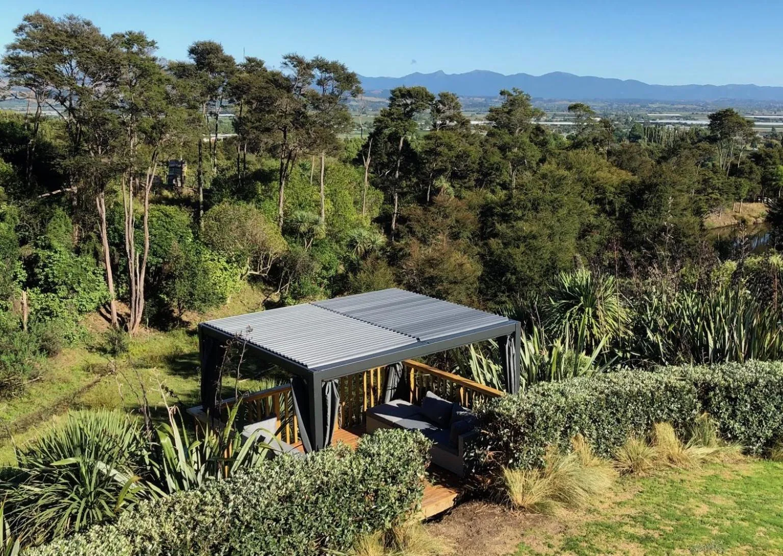 Natural landscape in The Pear Orchard Lodge