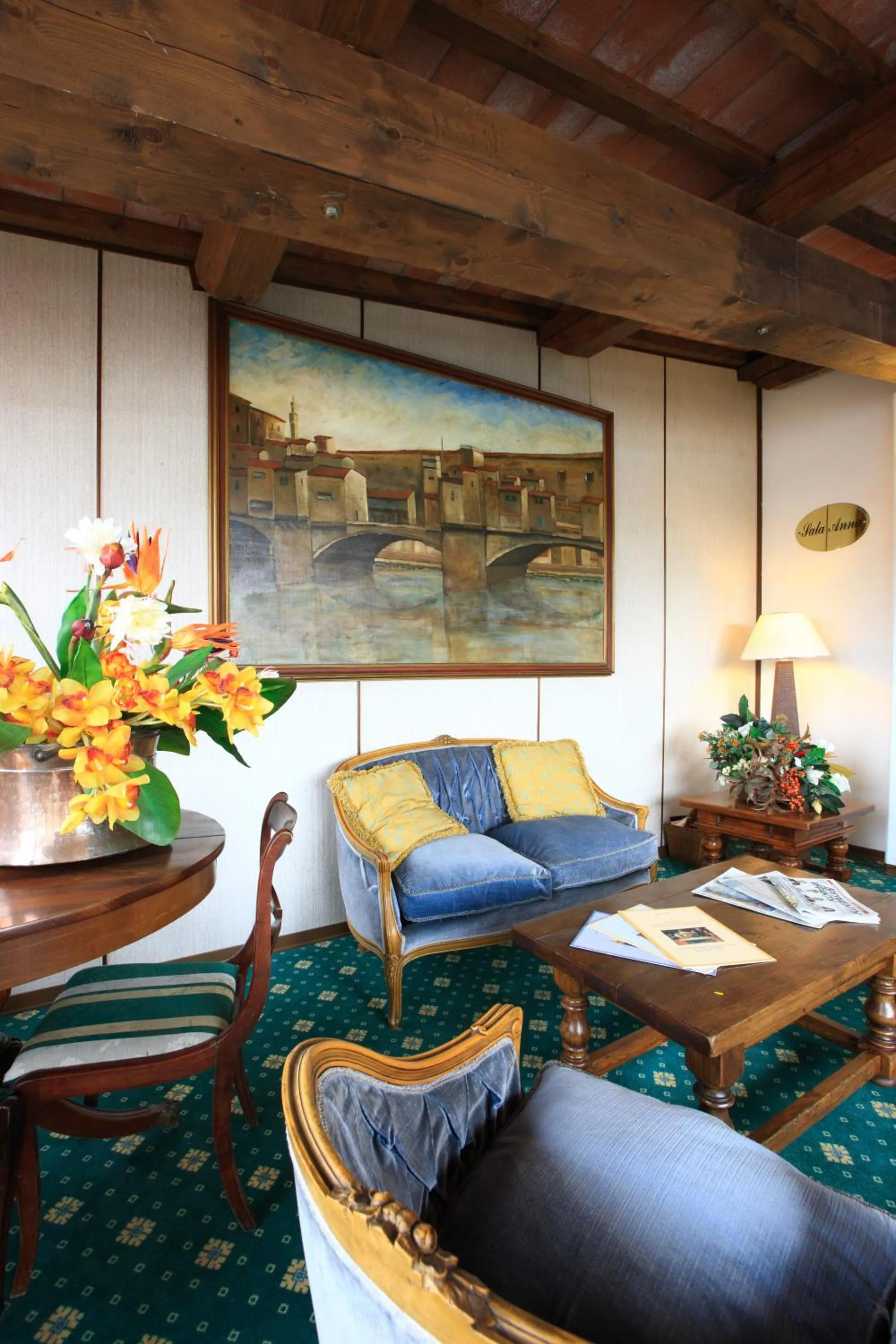 Communal lounge/ TV room in Hotel S.Giorgio & Olimpic