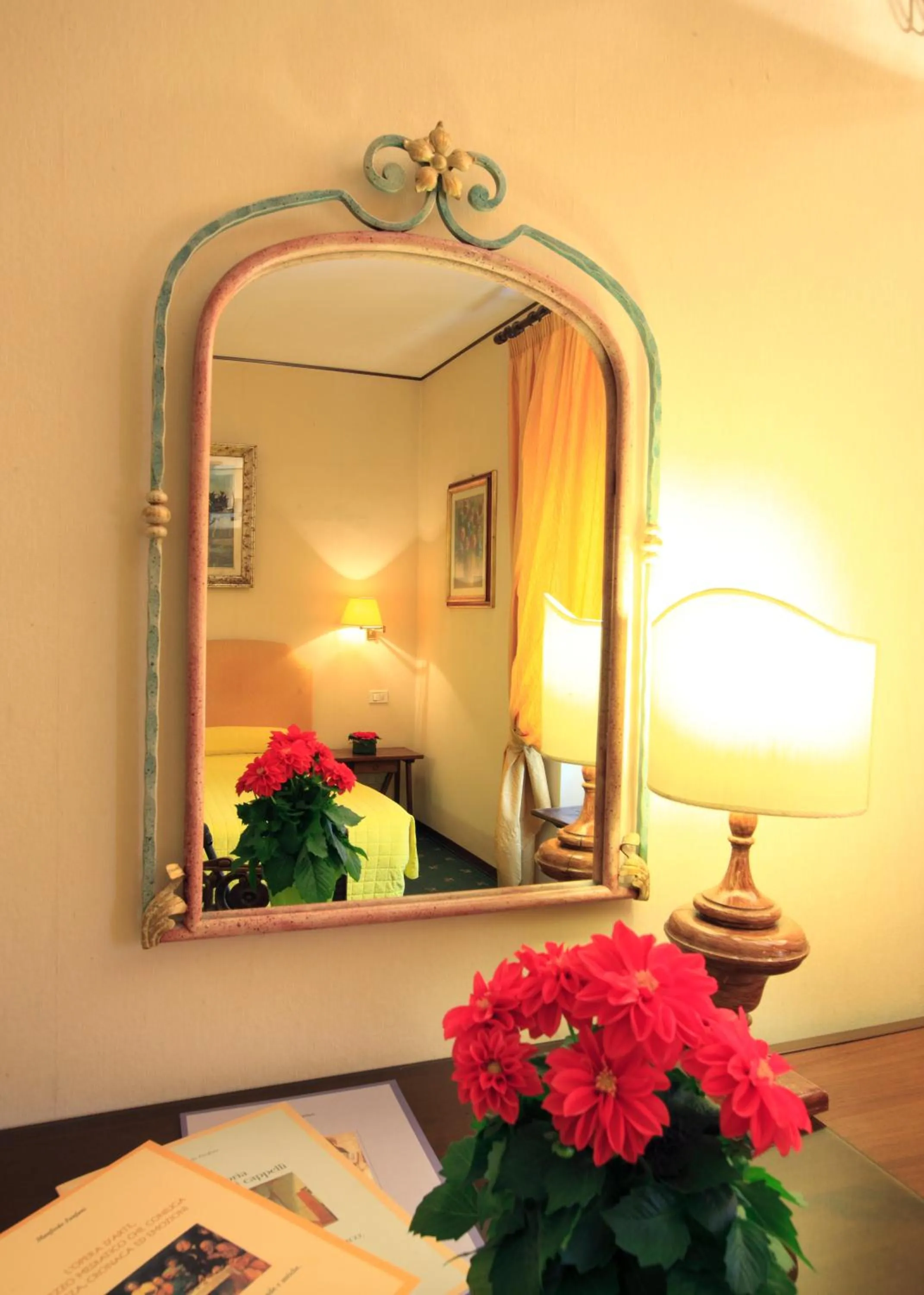 Decorative detail, Bed in Hotel S.Giorgio & Olimpic