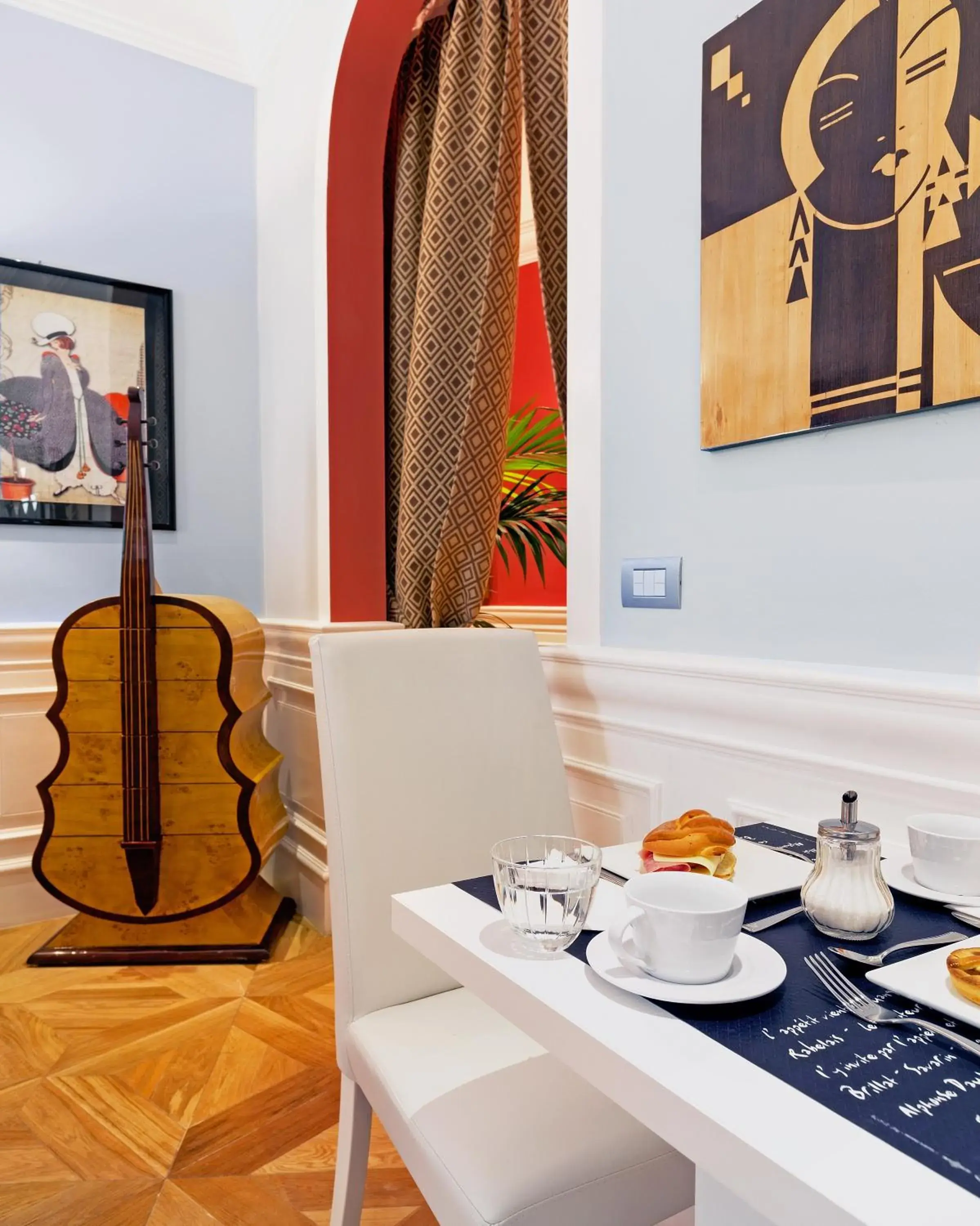 Italian breakfast in La Maison du Sage Italian breakfast in La Maison du Sage