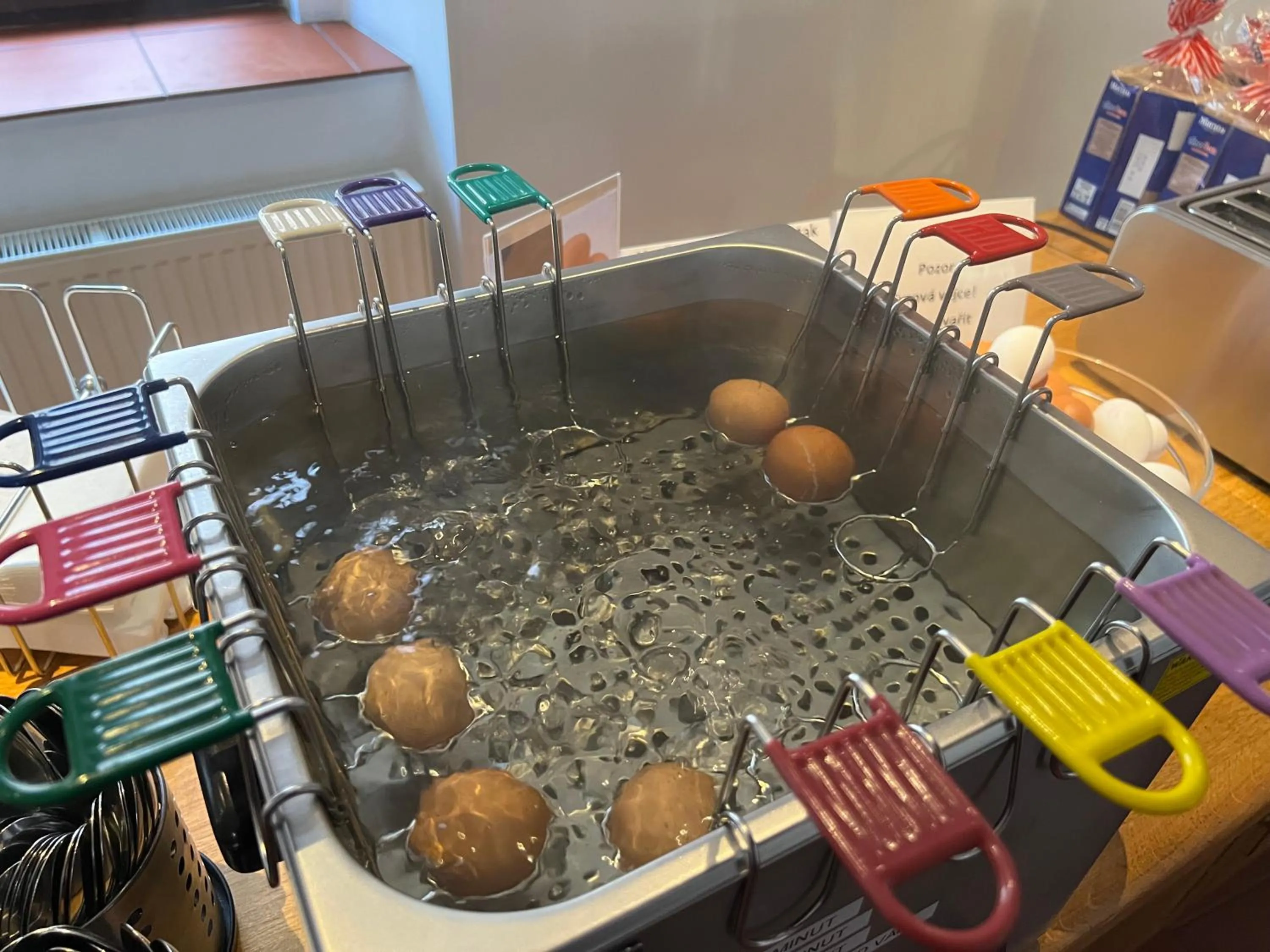 Buffet breakfast in Hotel Praha