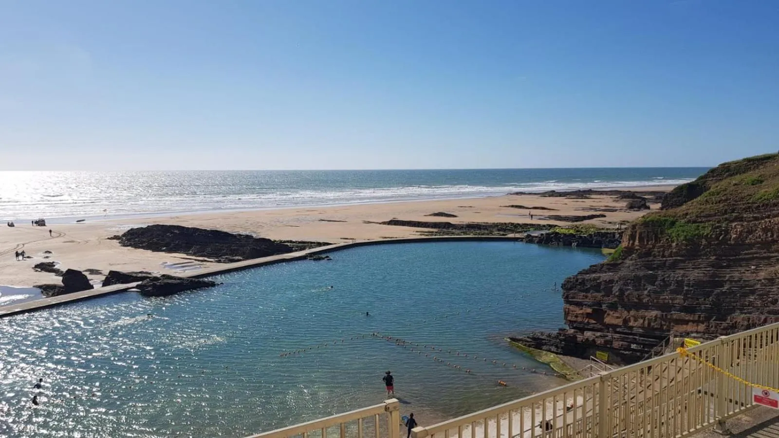 Natural landscape in Pentire Coastal Holiday Park