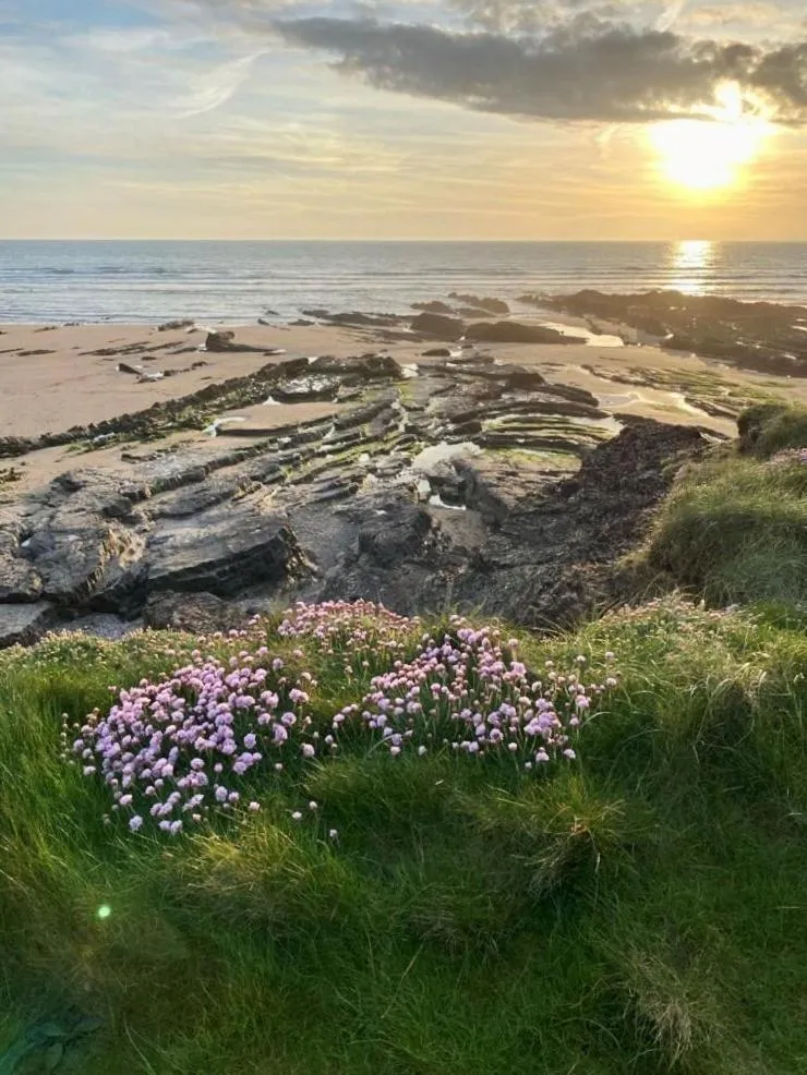 Beach in Pentire Coastal Holiday Park