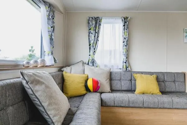 Living room in Pentire Coastal Holiday Park