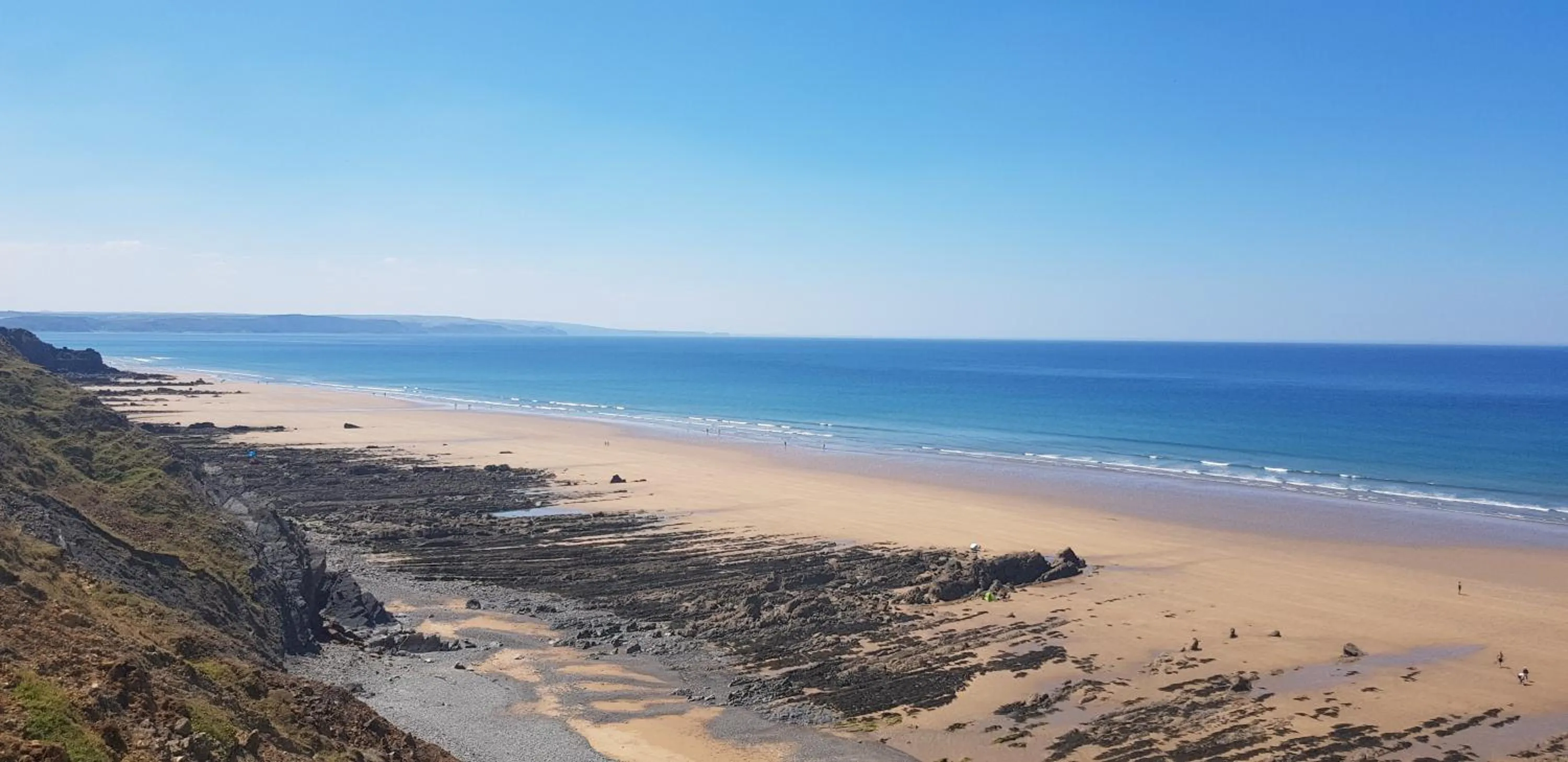 Natural landscape in Pentire Coastal Holiday Park