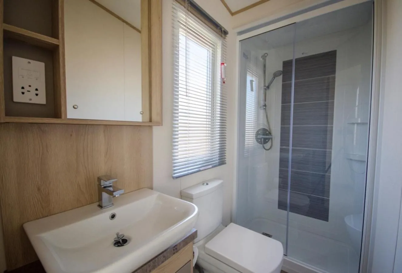 Bathroom in Pentire Coastal Holiday Park