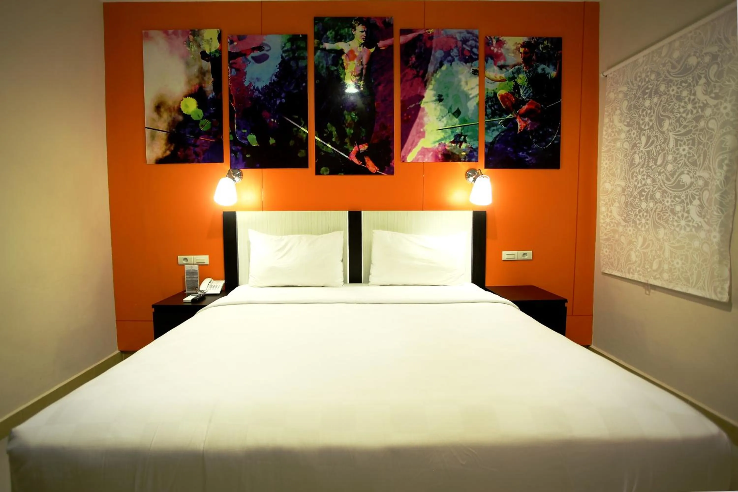 Bed in Sinar Sport Hotel
