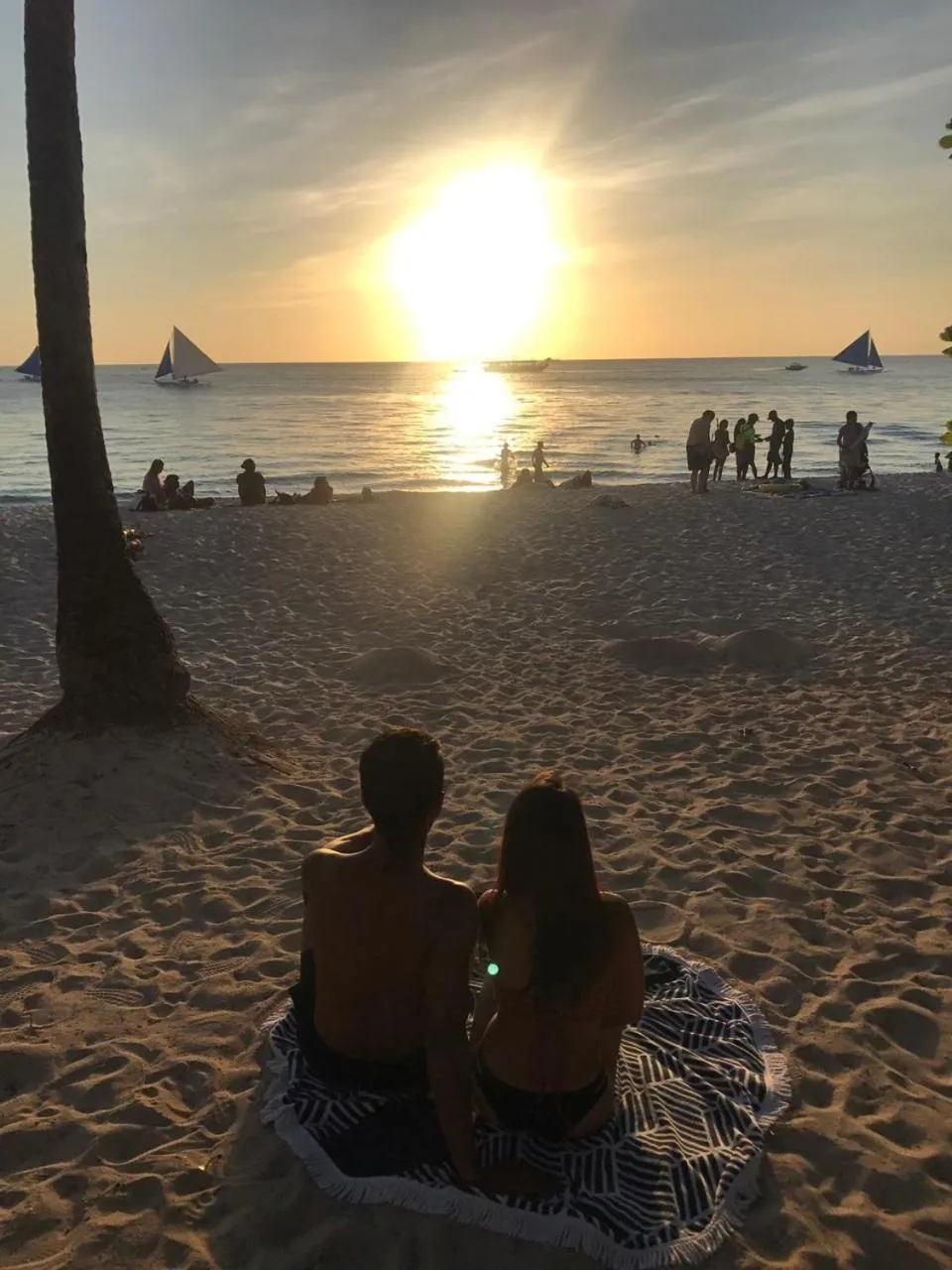 Sunset in Everrich Boutique Resort Boracay