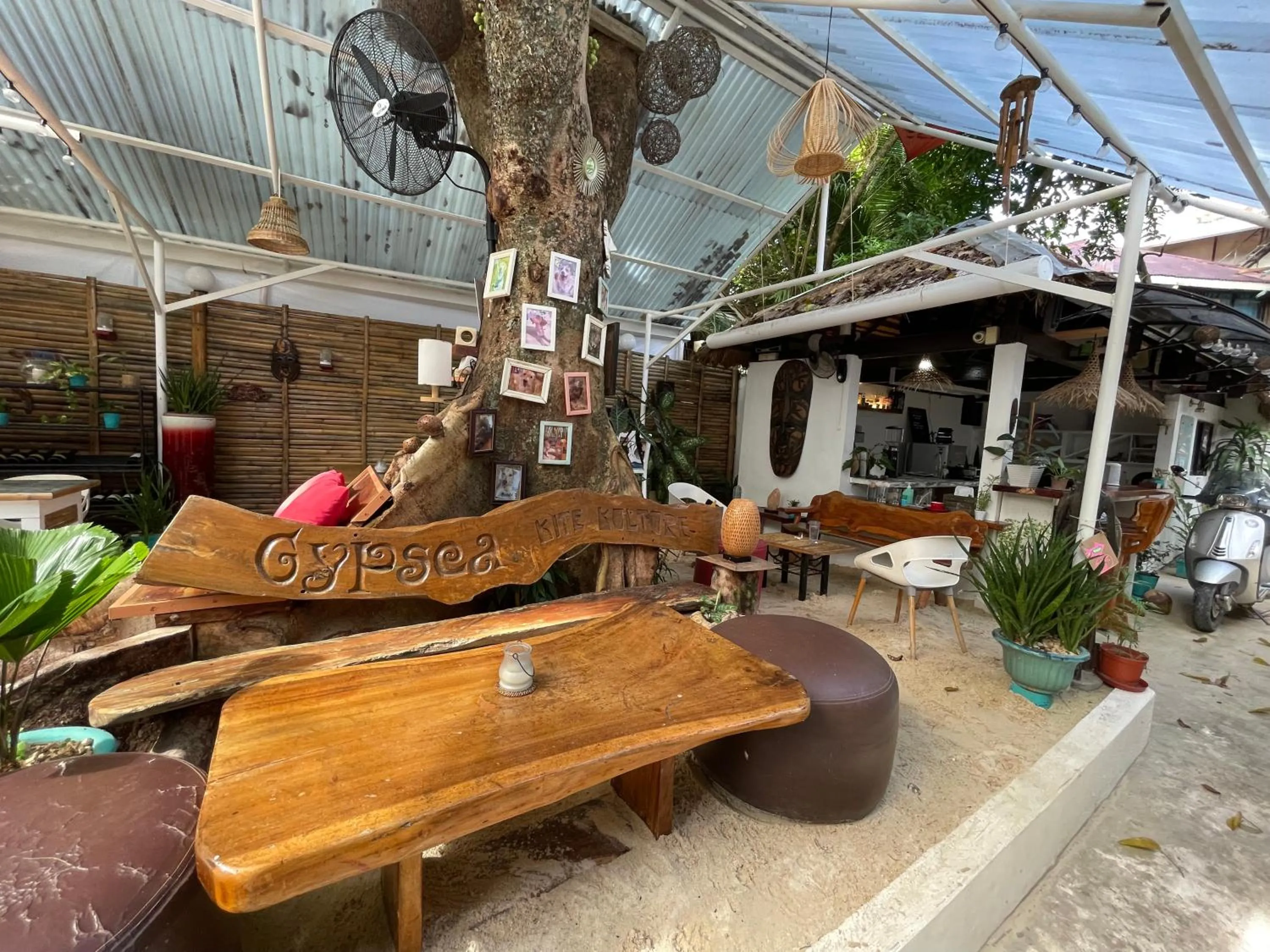 Patio in Everrich Boutique Resort Boracay