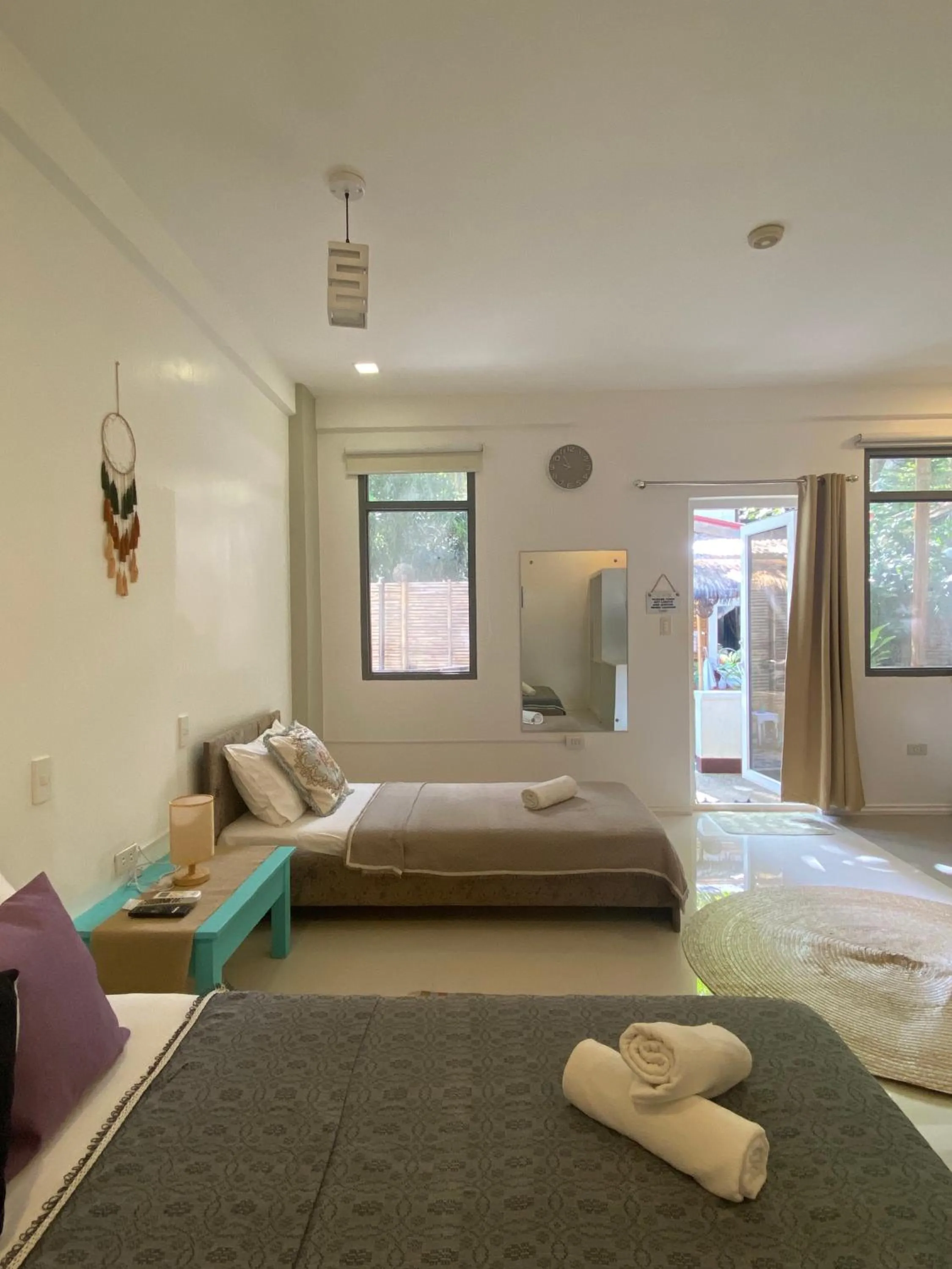 Bed in Everrich Boutique Resort Boracay