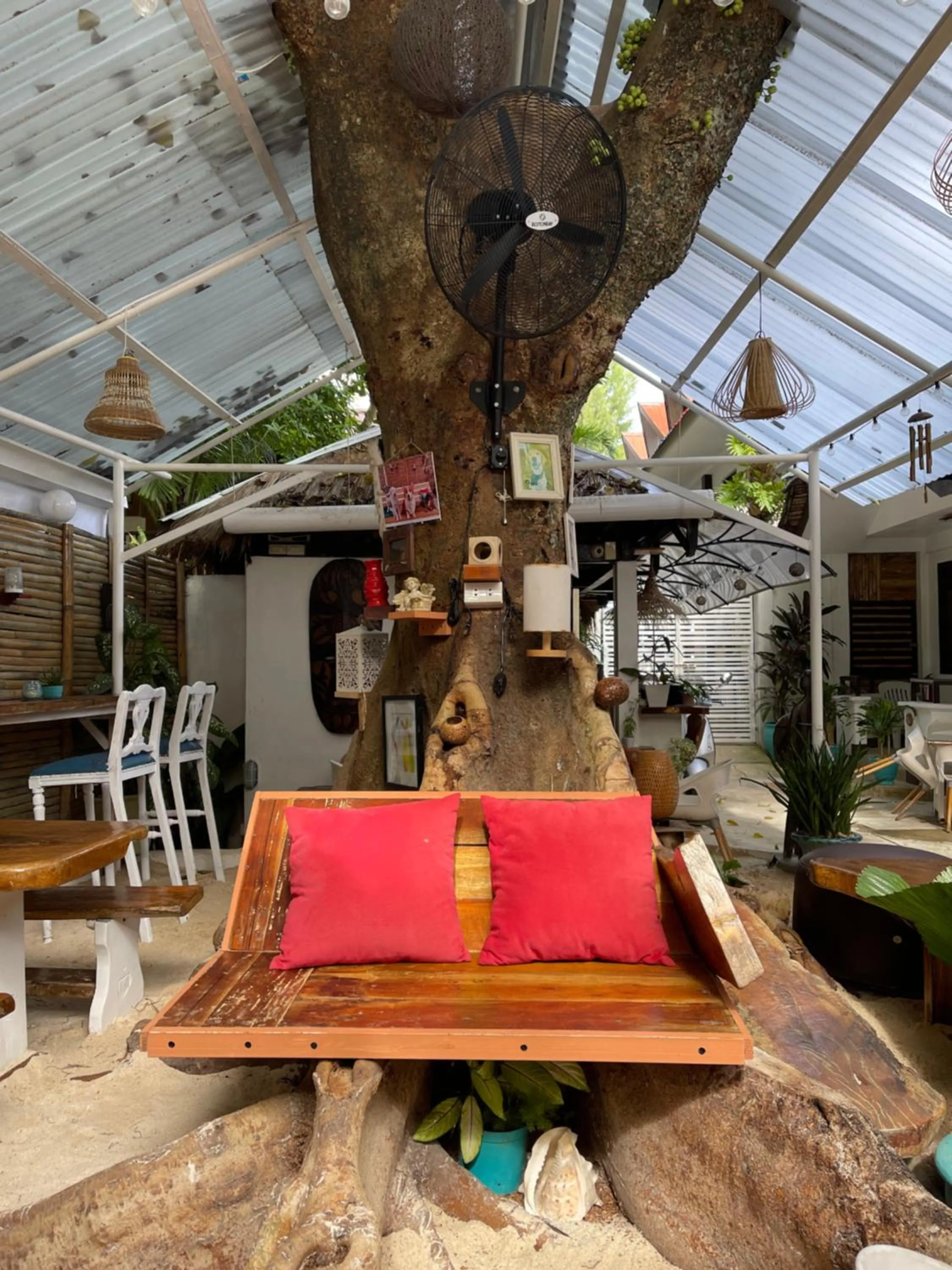 Patio in Everrich Boutique Resort Boracay