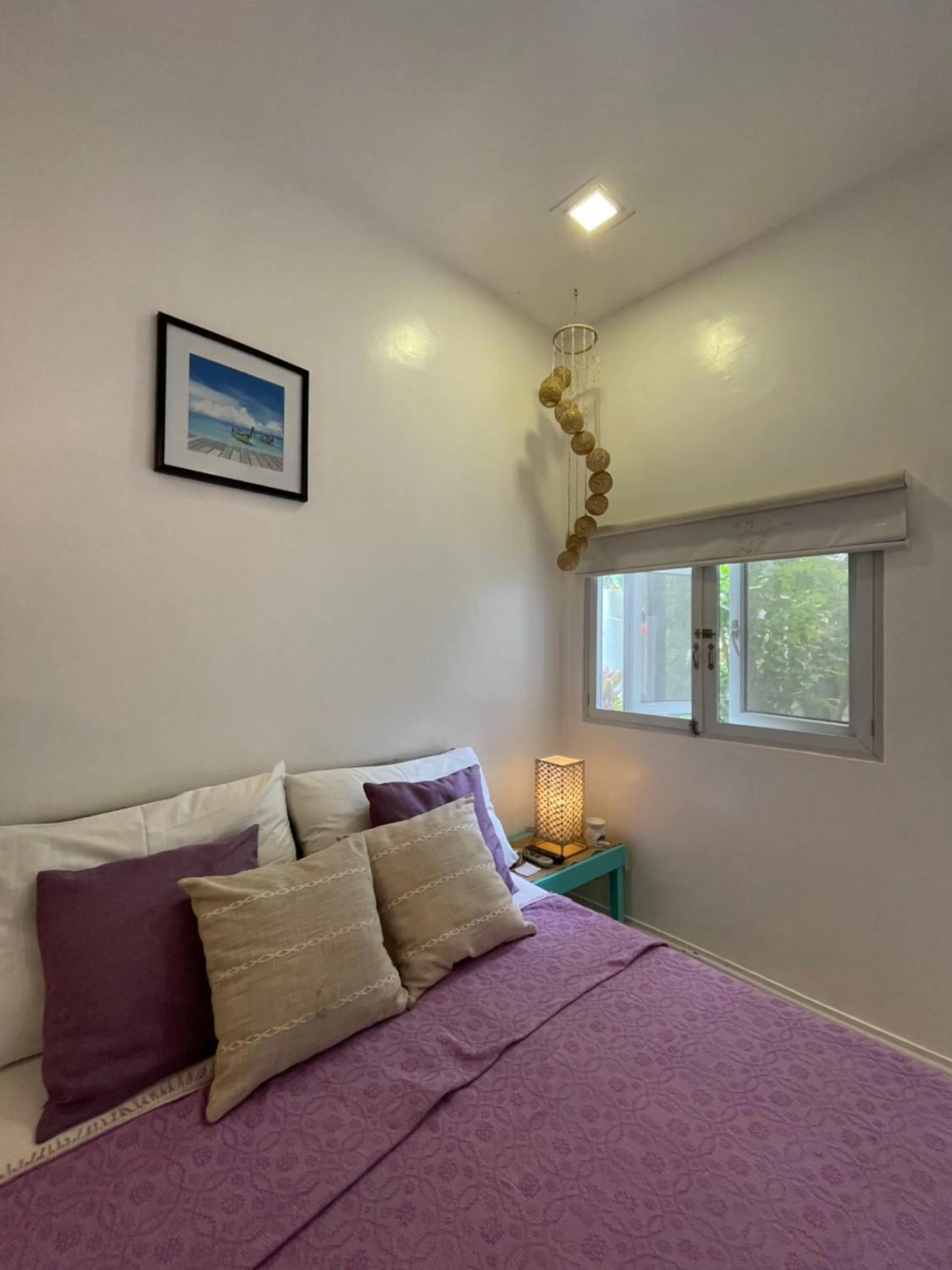 Bed in Everrich Boutique Resort Boracay