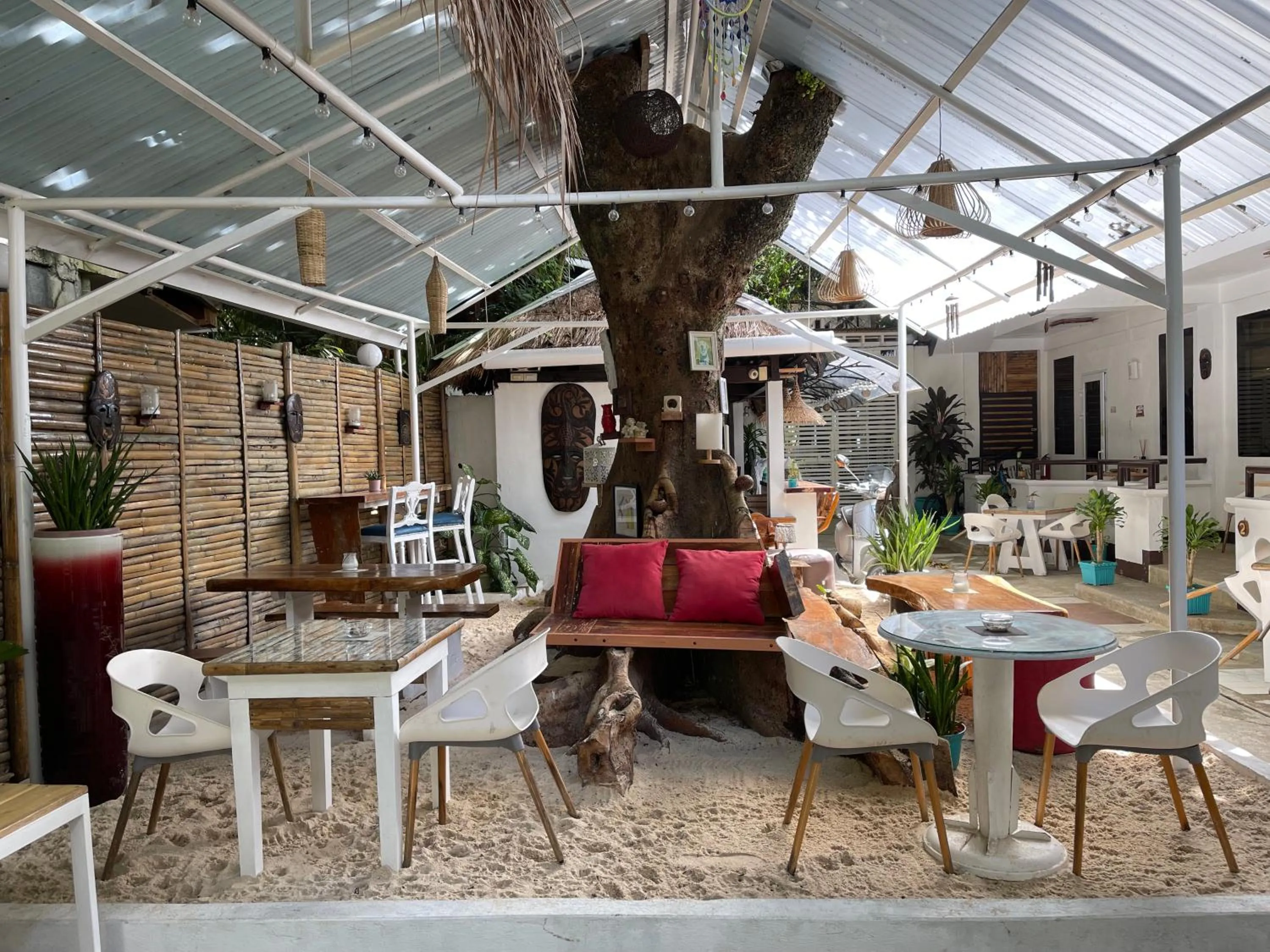 Patio in Everrich Boutique Resort Boracay