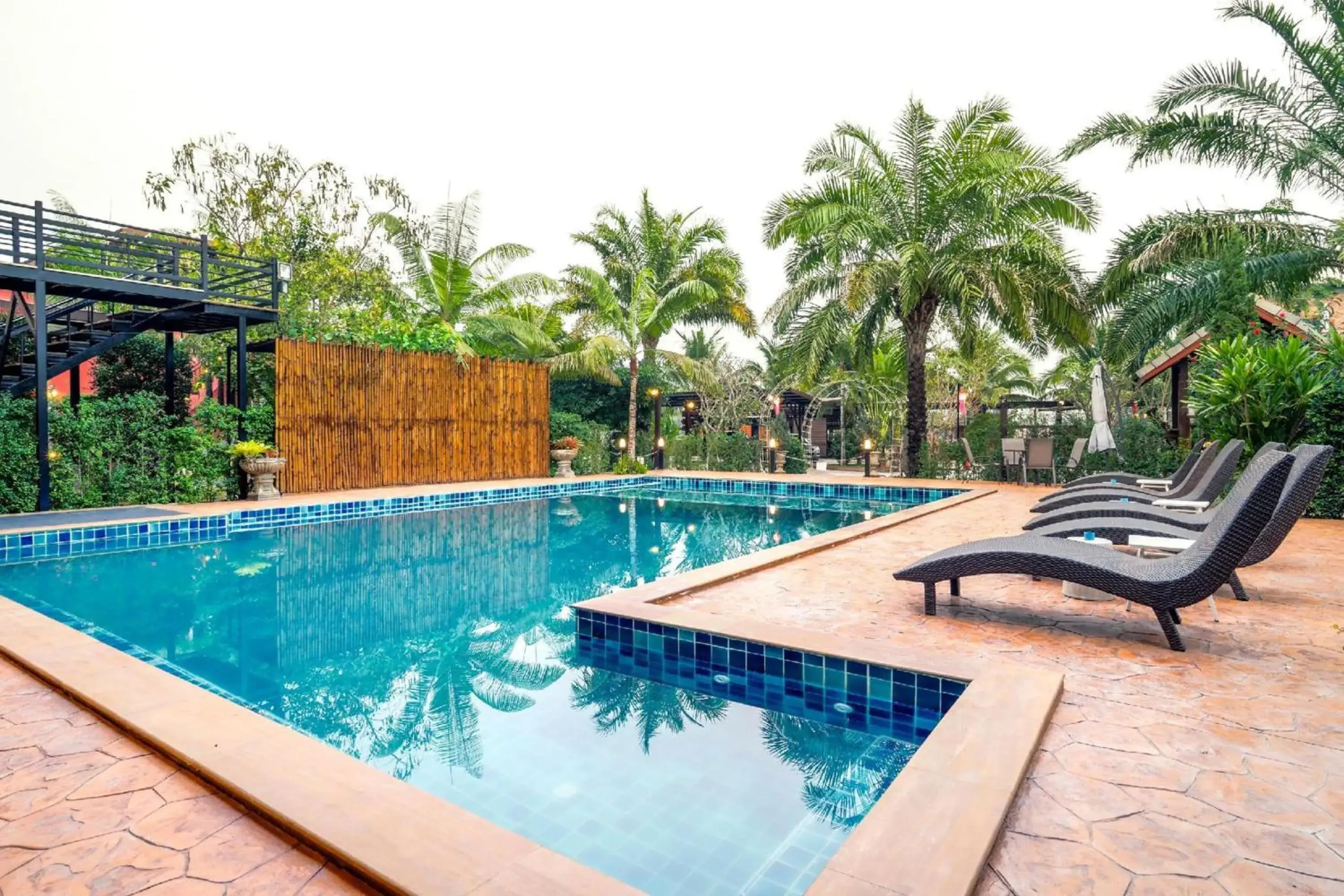 Garden view in Capital O 727 Be One Resort Garden view in Capital O 727 Be One Resort