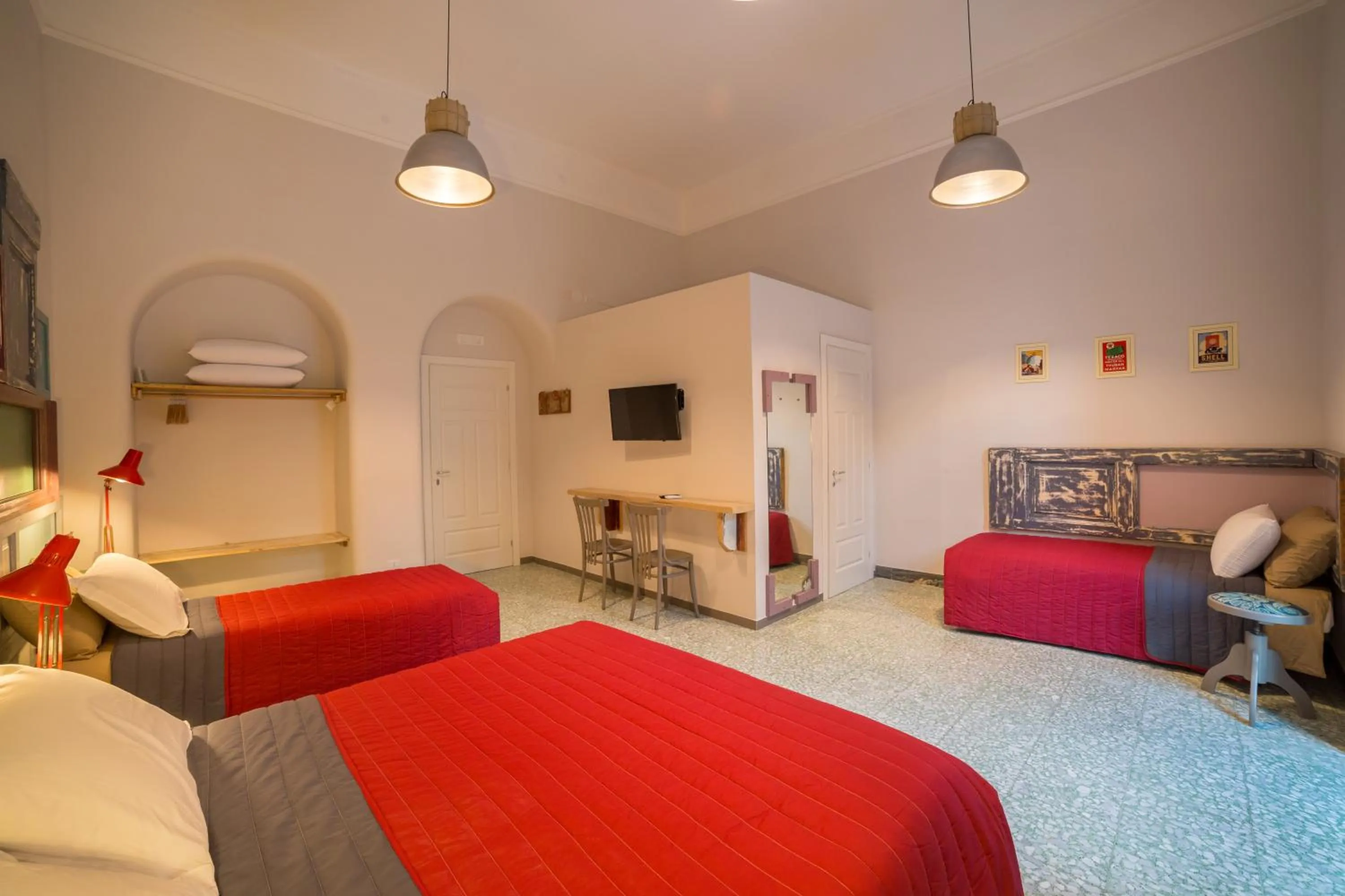 Photo of the whole room, Bed in The Foria House by House In Naples