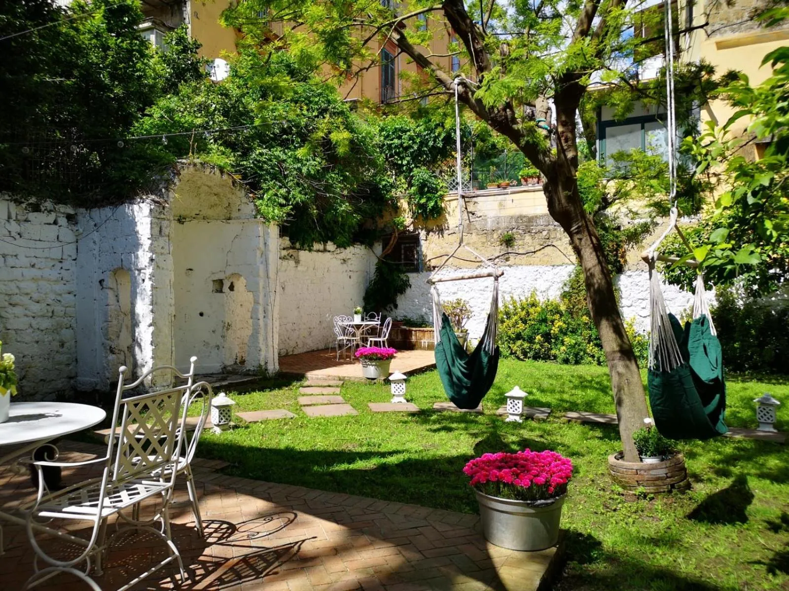 Children play ground in The Foria House by House In Naples