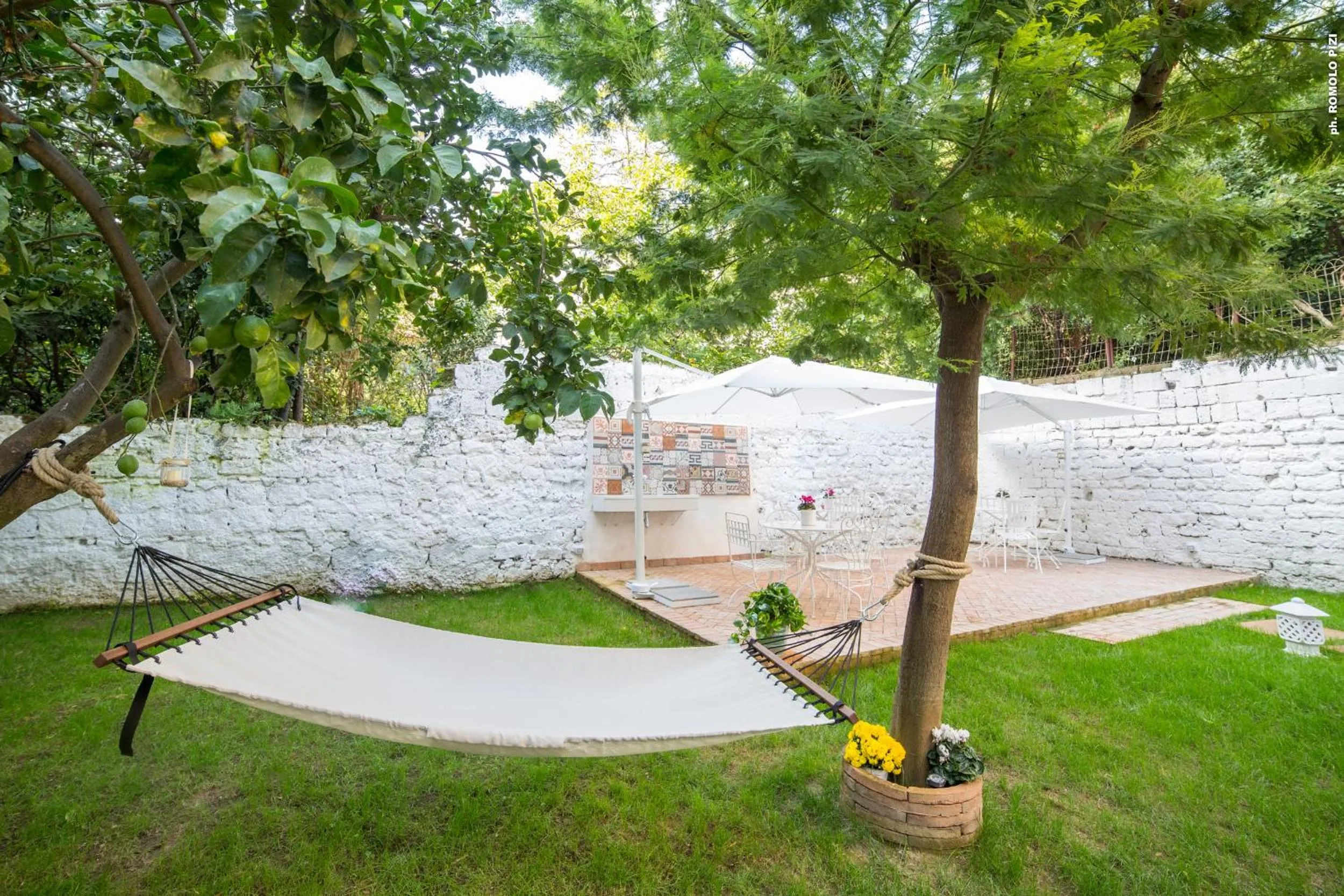 Garden in The Foria House by House In Naples