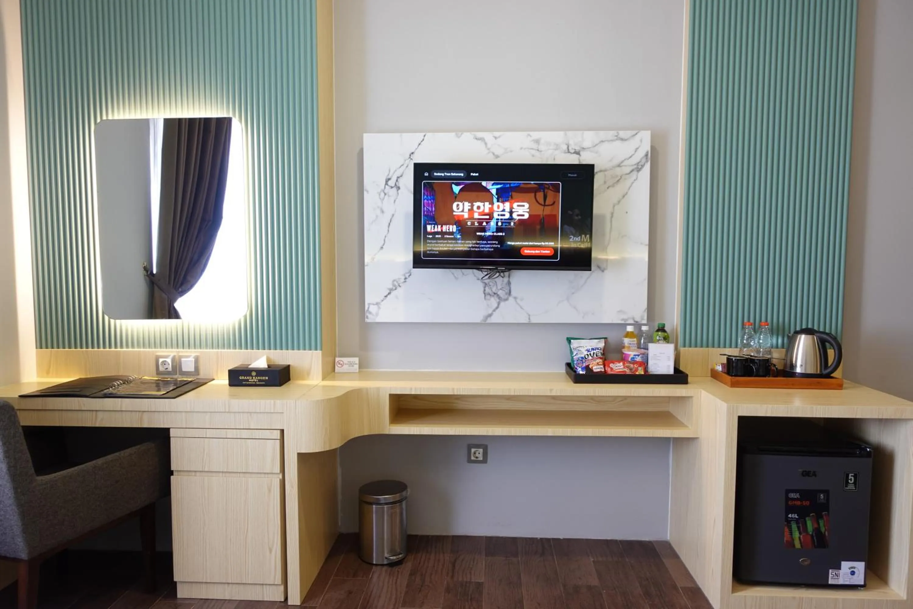 Bedroom in Grand Kangen Hotel Urip Sumoharjo