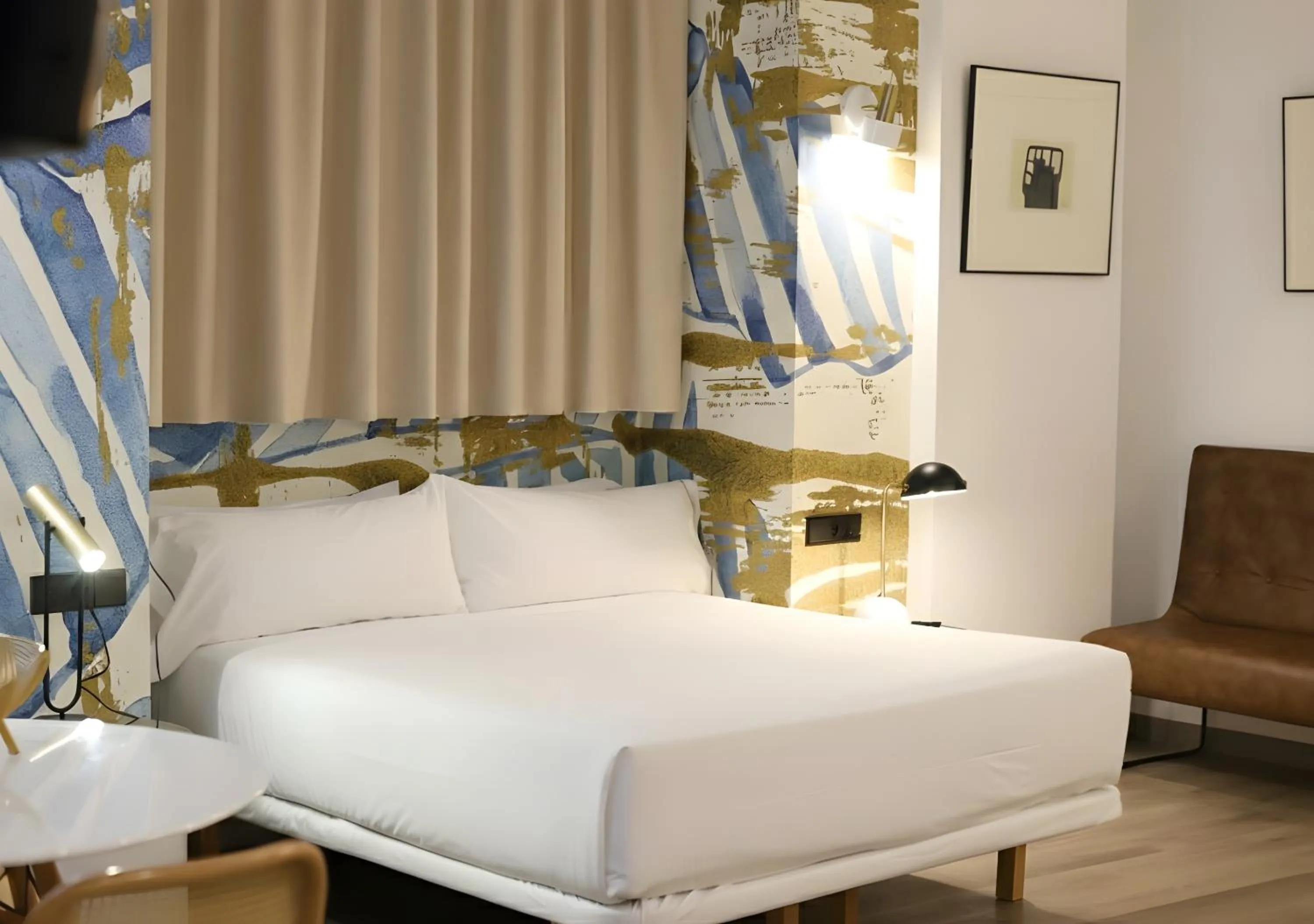 Seating area, Bed in MYR Plaza Mercado & Spa